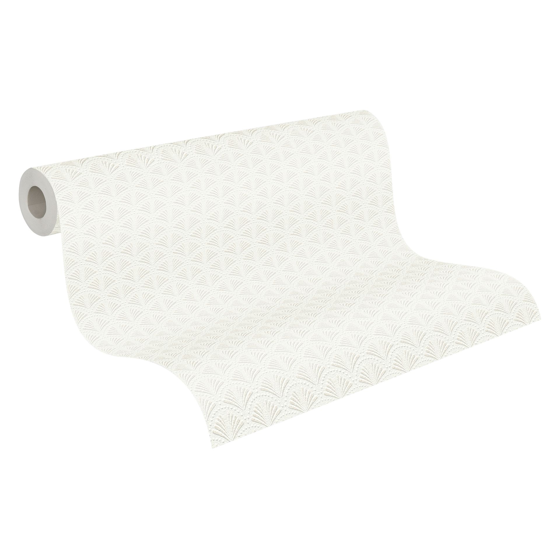 Produktscan A.S. Création Trendwall 2, Art Deco Tapete, weiß, silber 379576