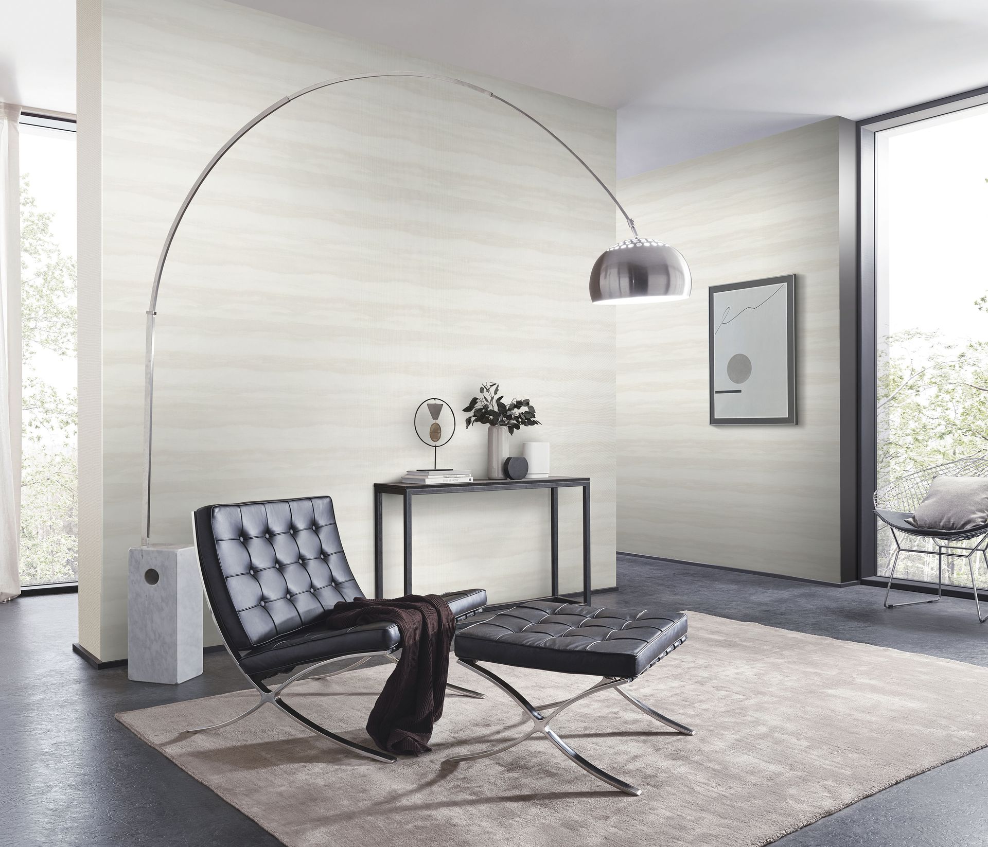 Unistapete Leinenstruktur beige Erismann 1051502
