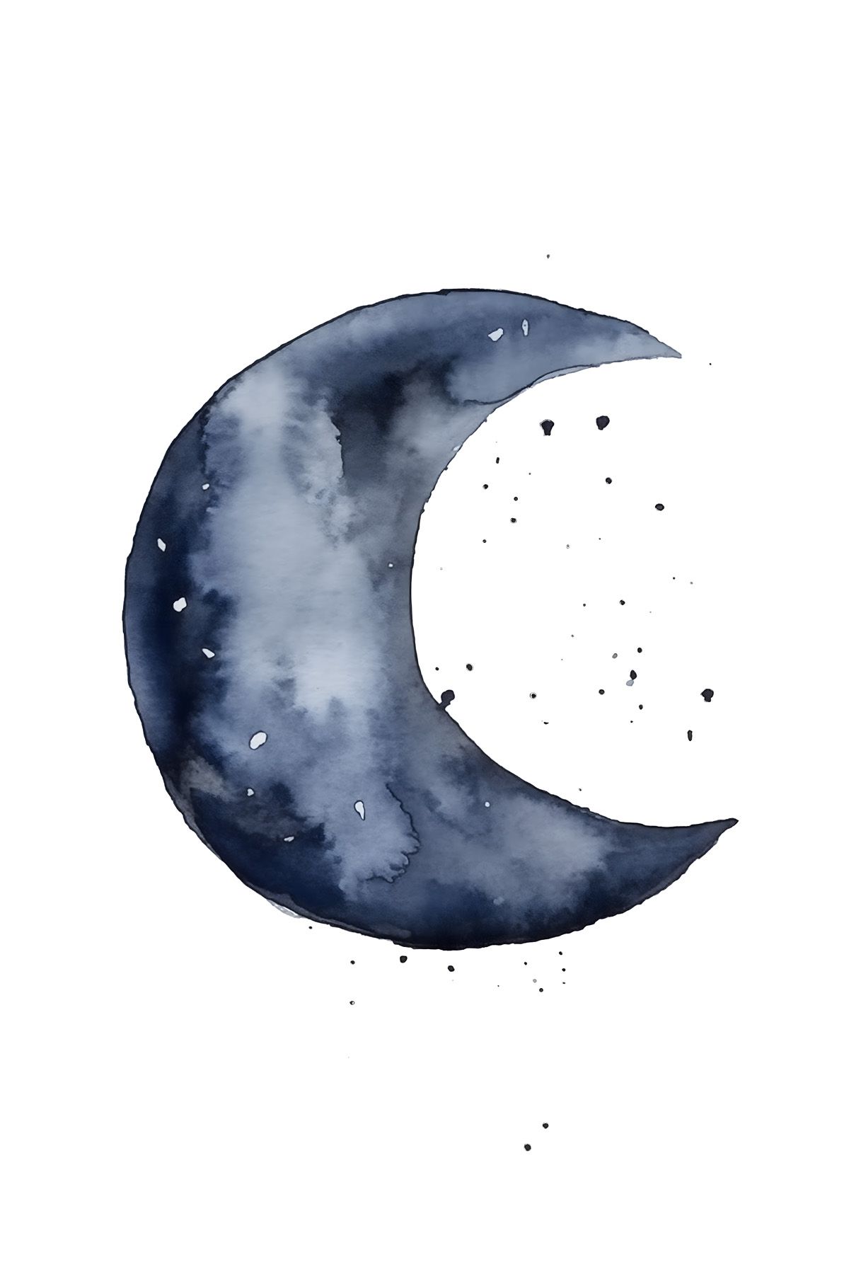 Leinwände Blue Crescent