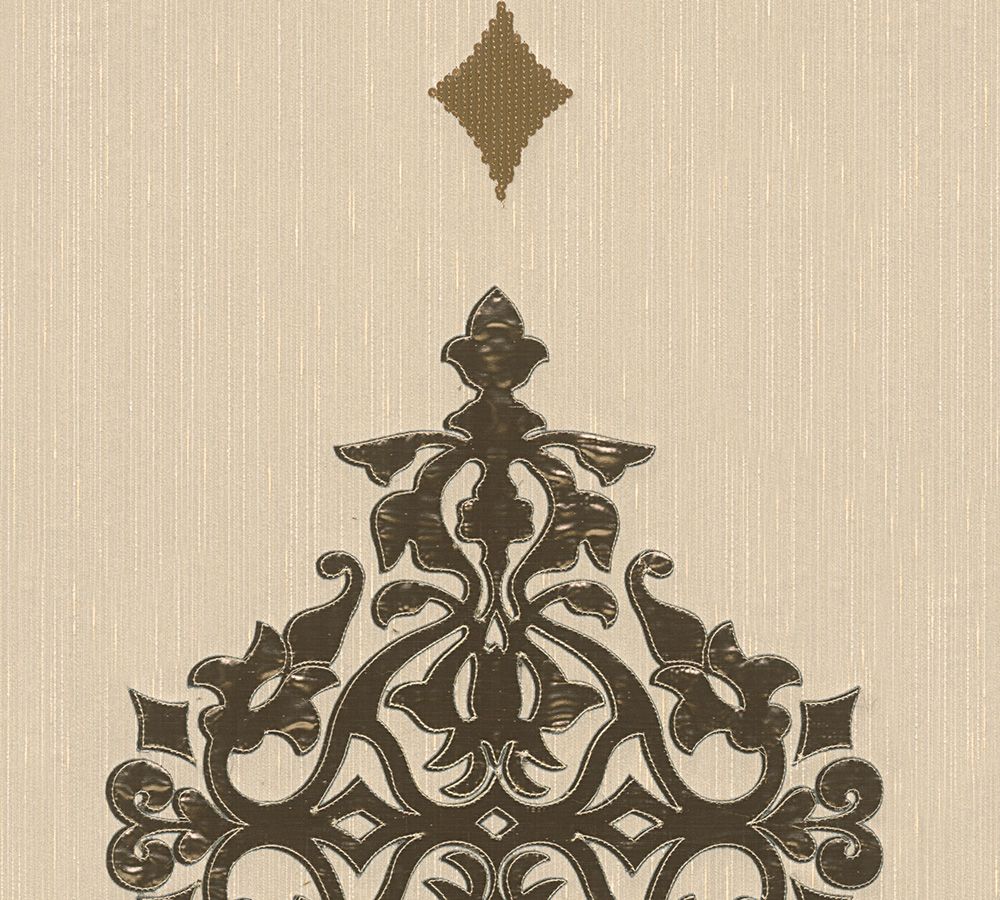 Produktscan A.S. Création Wall Fashion, Barock Tapete, gold, creme 306172 Dekorbild