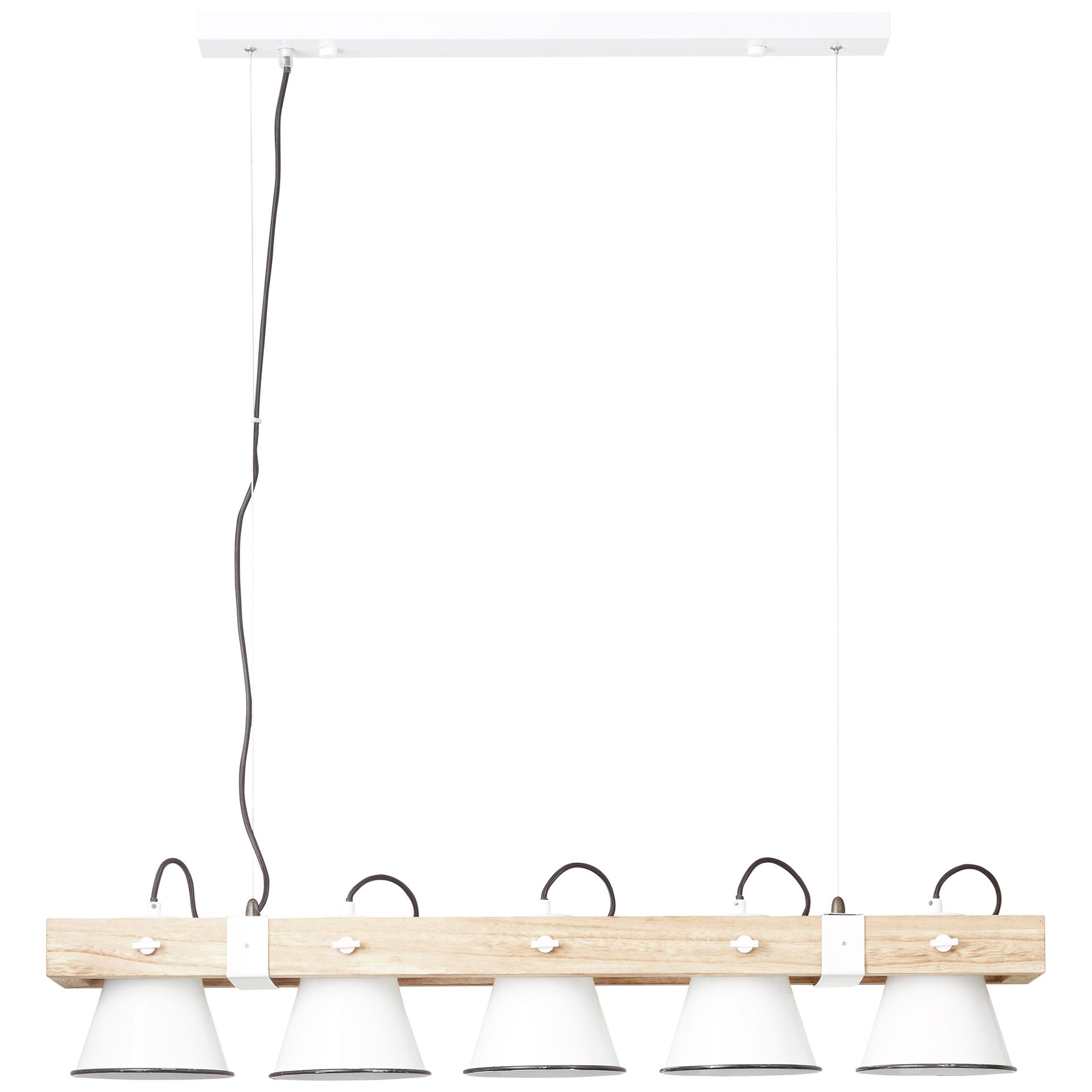 Pendelleuchte Maria - Holz Beige