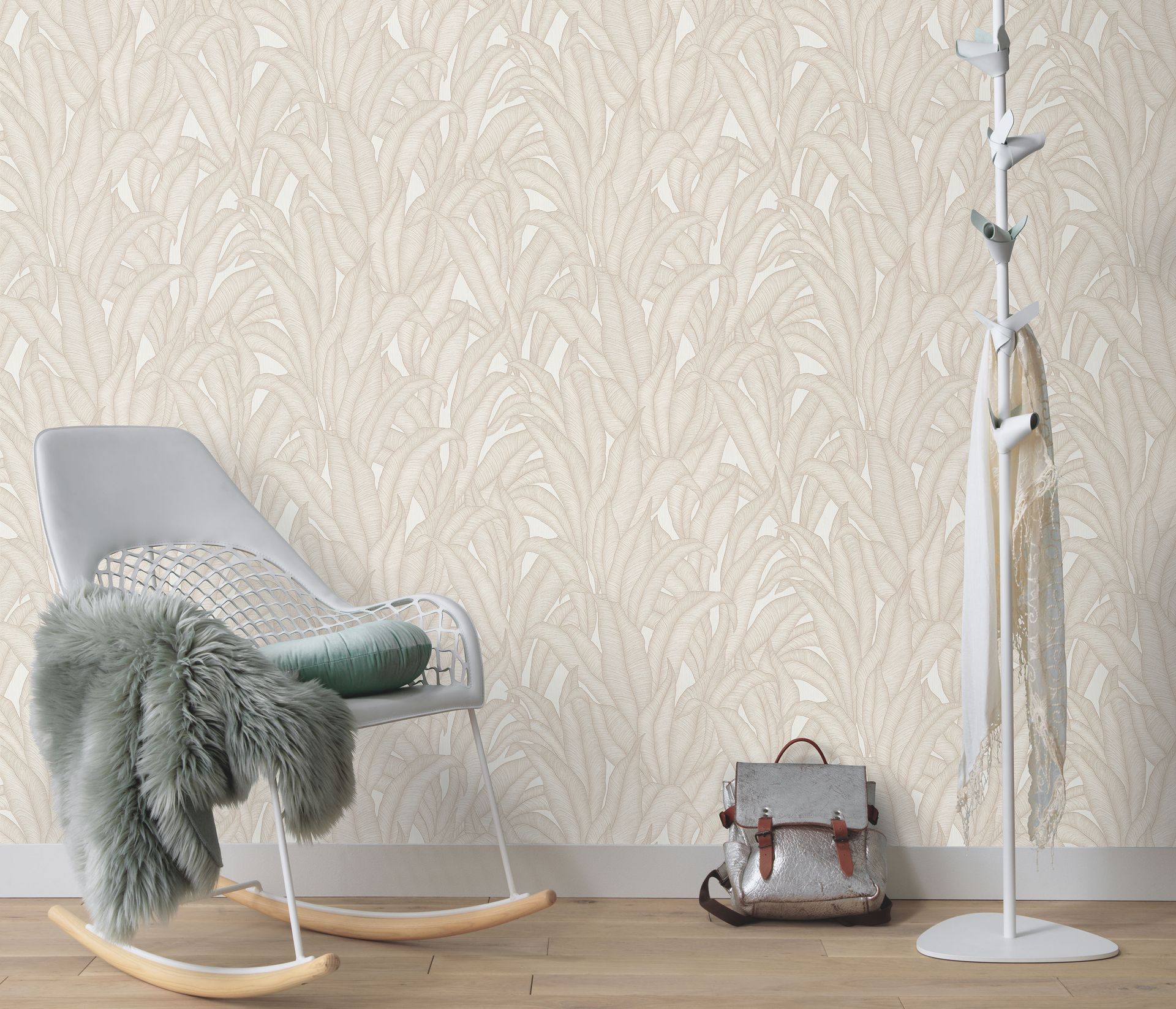 Botaniktapete Bananenblatt beige Erismann 1037126