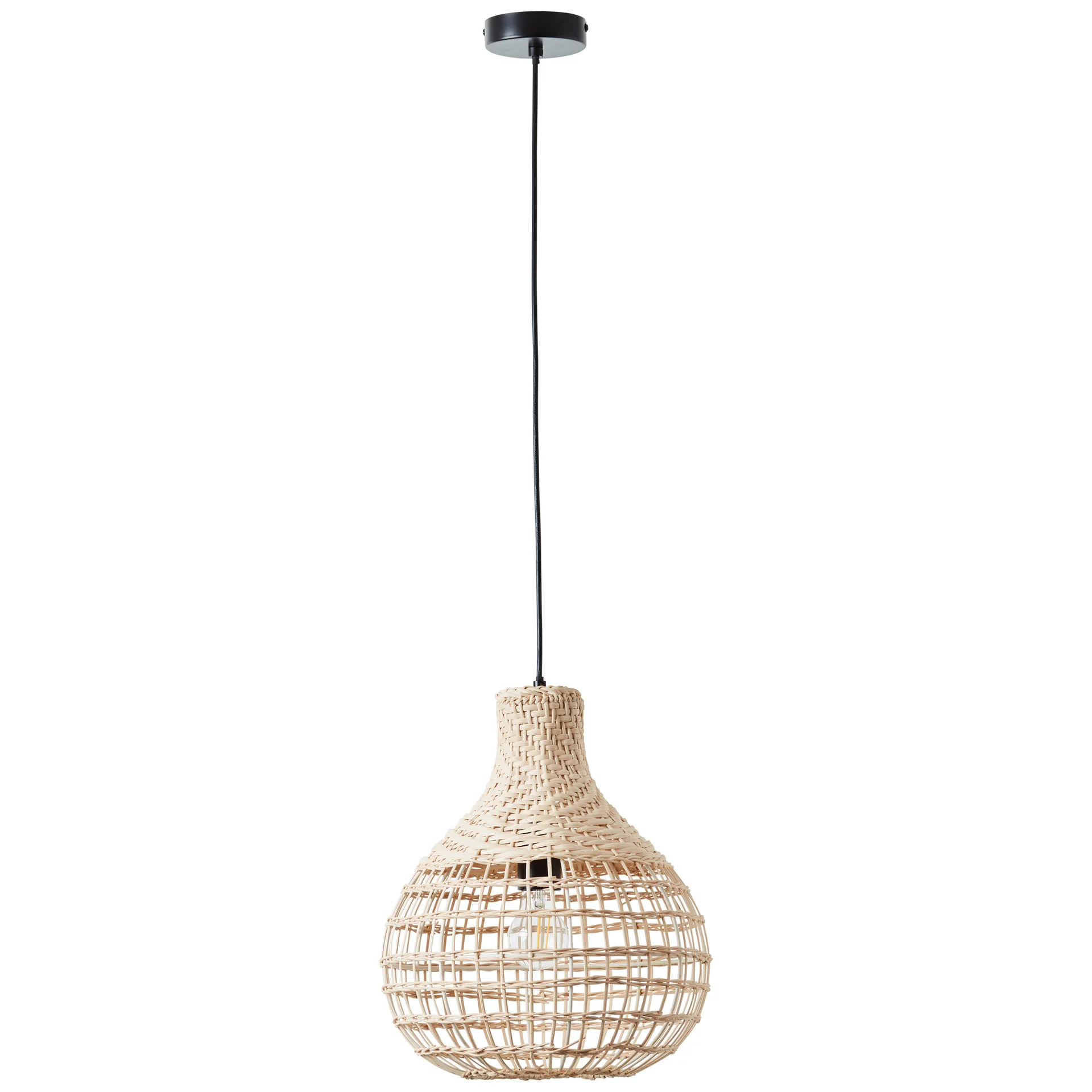 Pendelleuchte Olivia - Rattan Braun