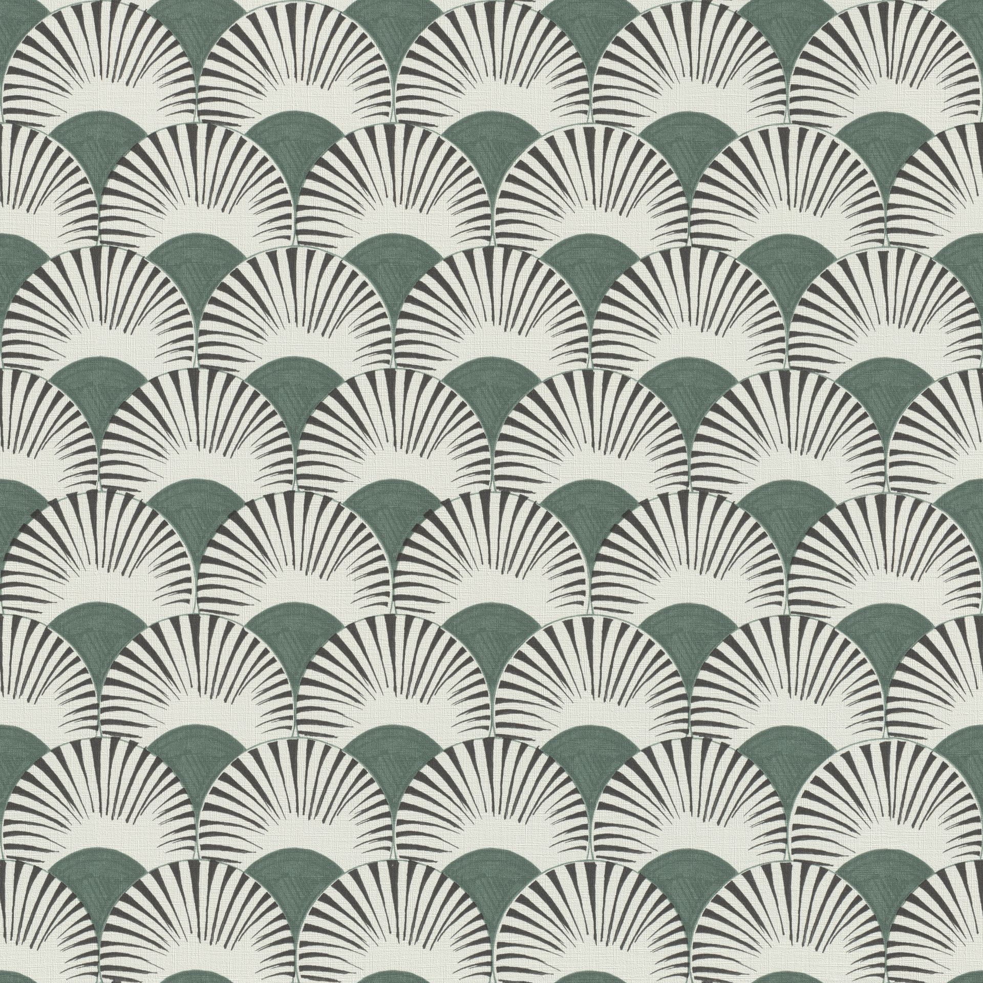 Rasch Amazing, Botanical, weiß schwarz 539325 Dekorbild