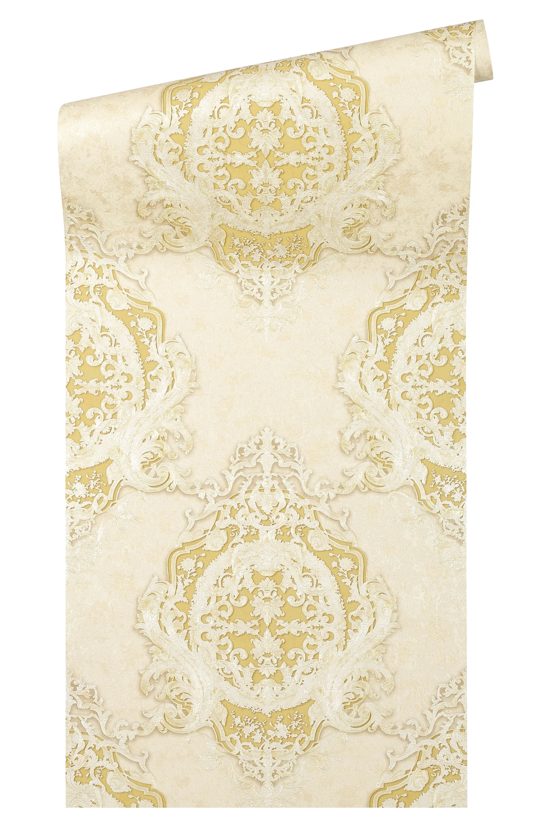 Architects Paper Luxury Classics, Barock Tapete, gold, gelb 343721