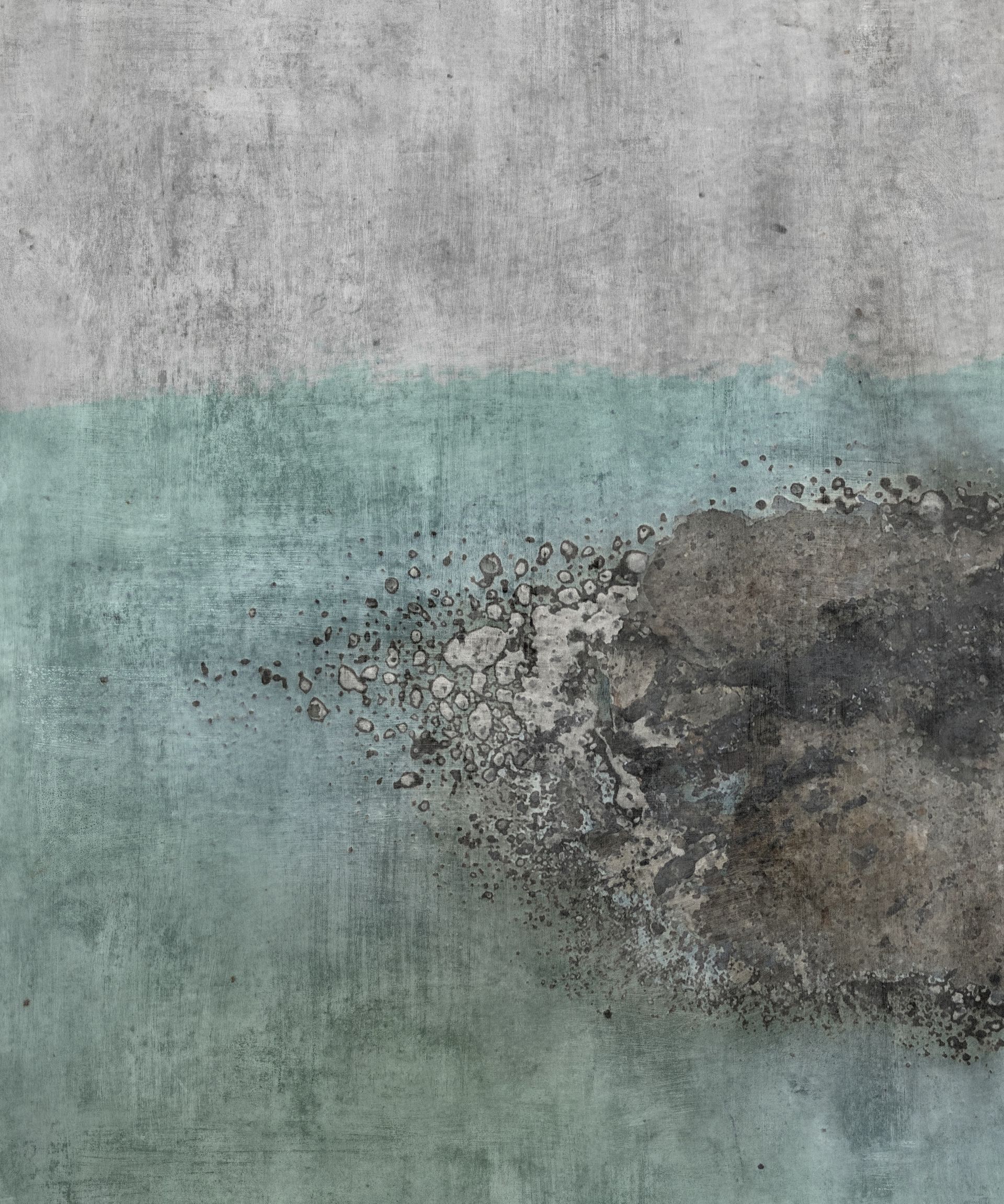 Produktabbildung (ohne Scans) 1 Rasch Factory IV, Industrial, blau 429732 Dekorbild