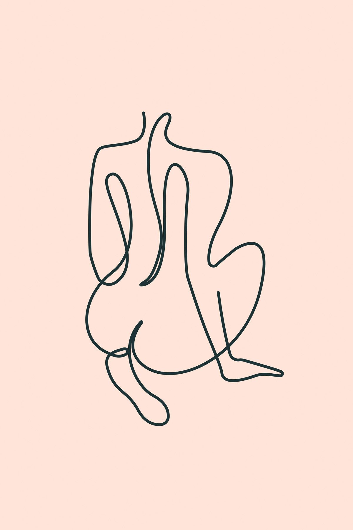 Leinwand Bodyline III 30 x 45 cm