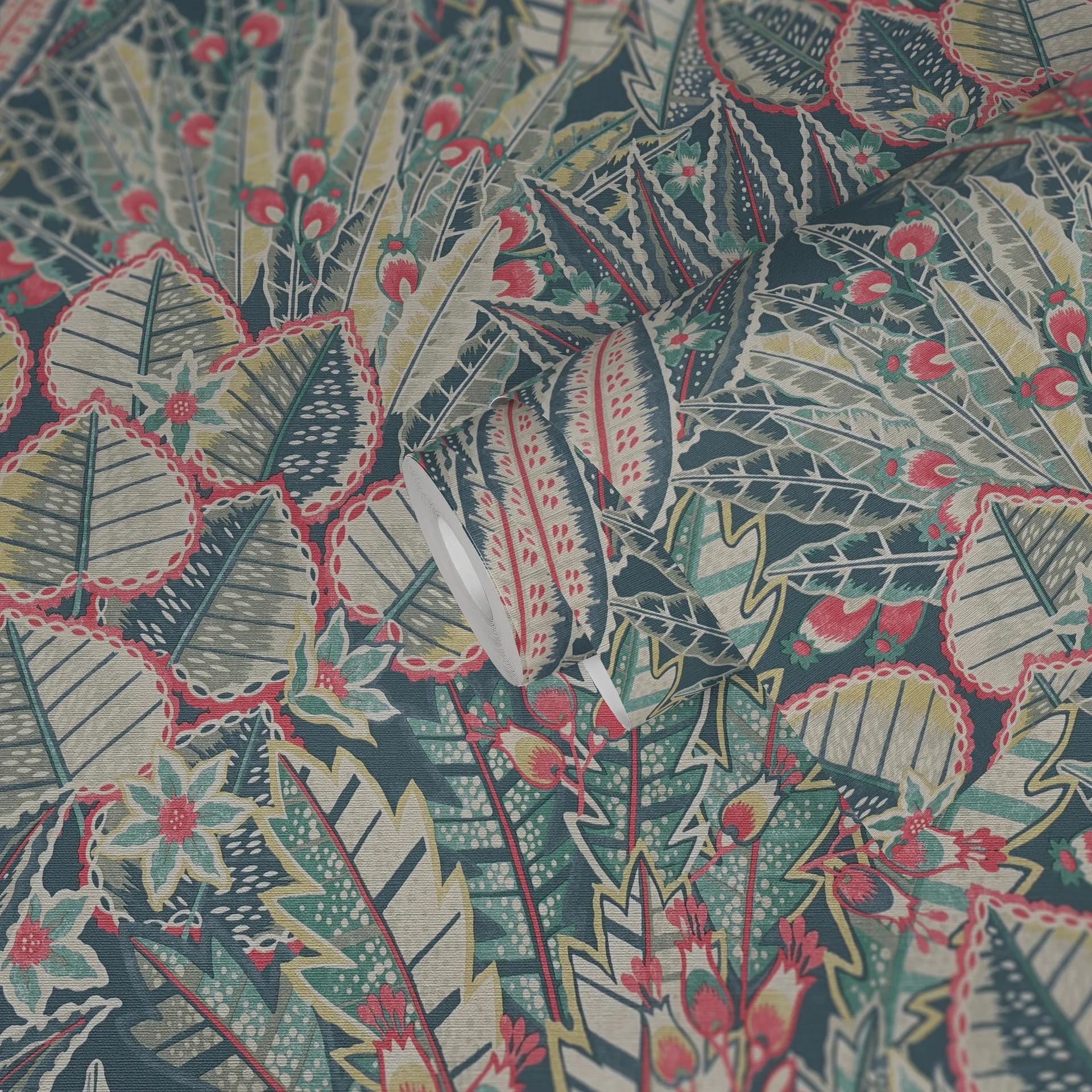 Livingwalls Stories of Life, Floral, Blau 396532