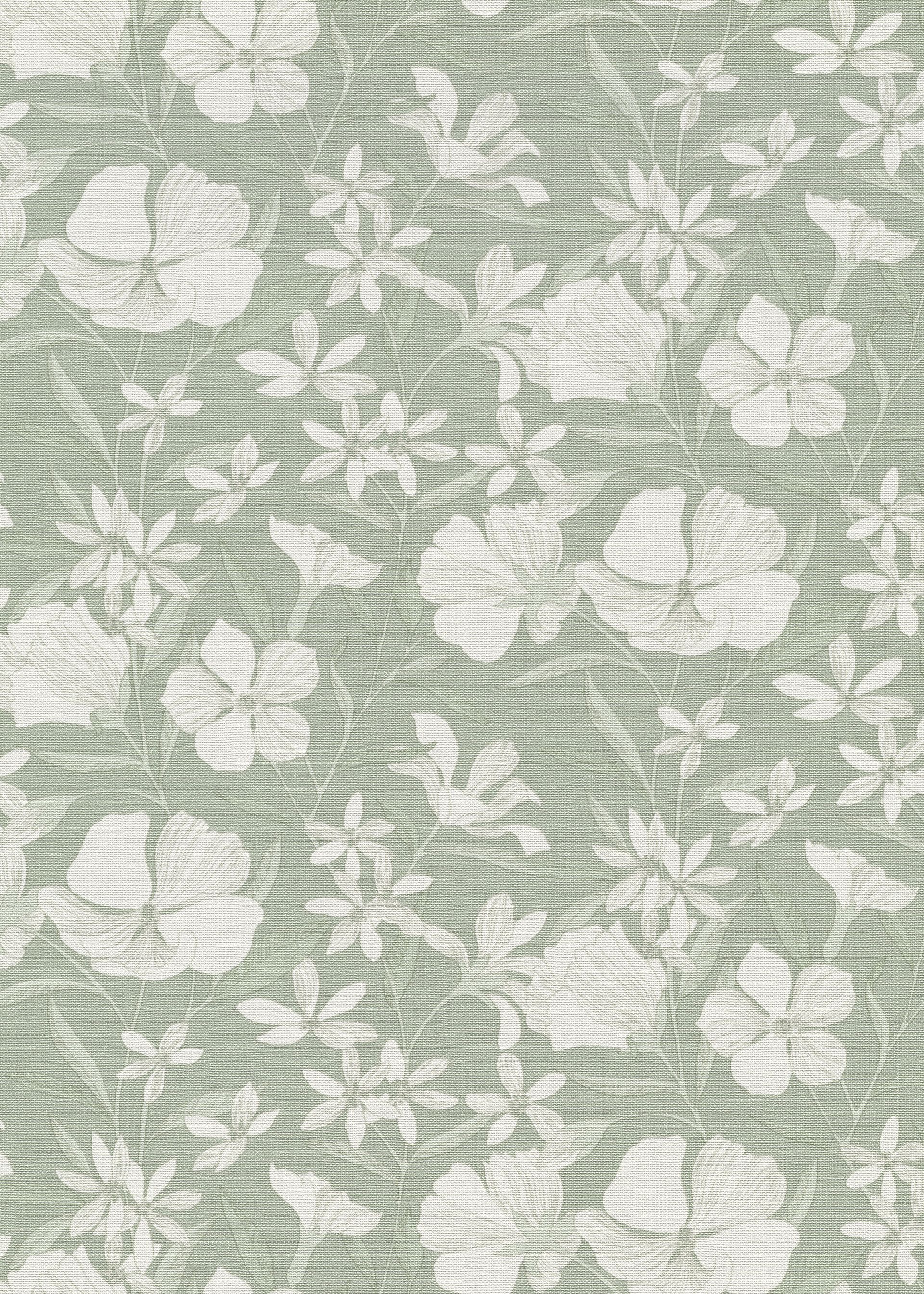 Blumentapete Blumenmotiv grün Erismann 1051907