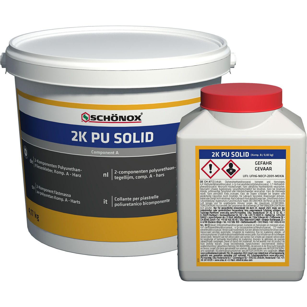 SCHÖNOX 2K PU SOLID, Polyurethan-Fliesenkleber