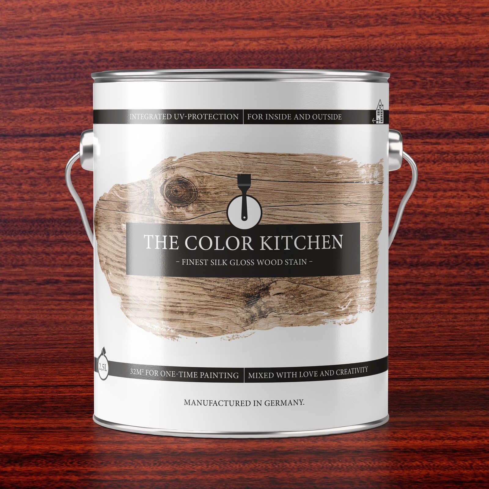 Holzlasur Palisander seidenglänzend - 2,5 l - The Color Kitchen