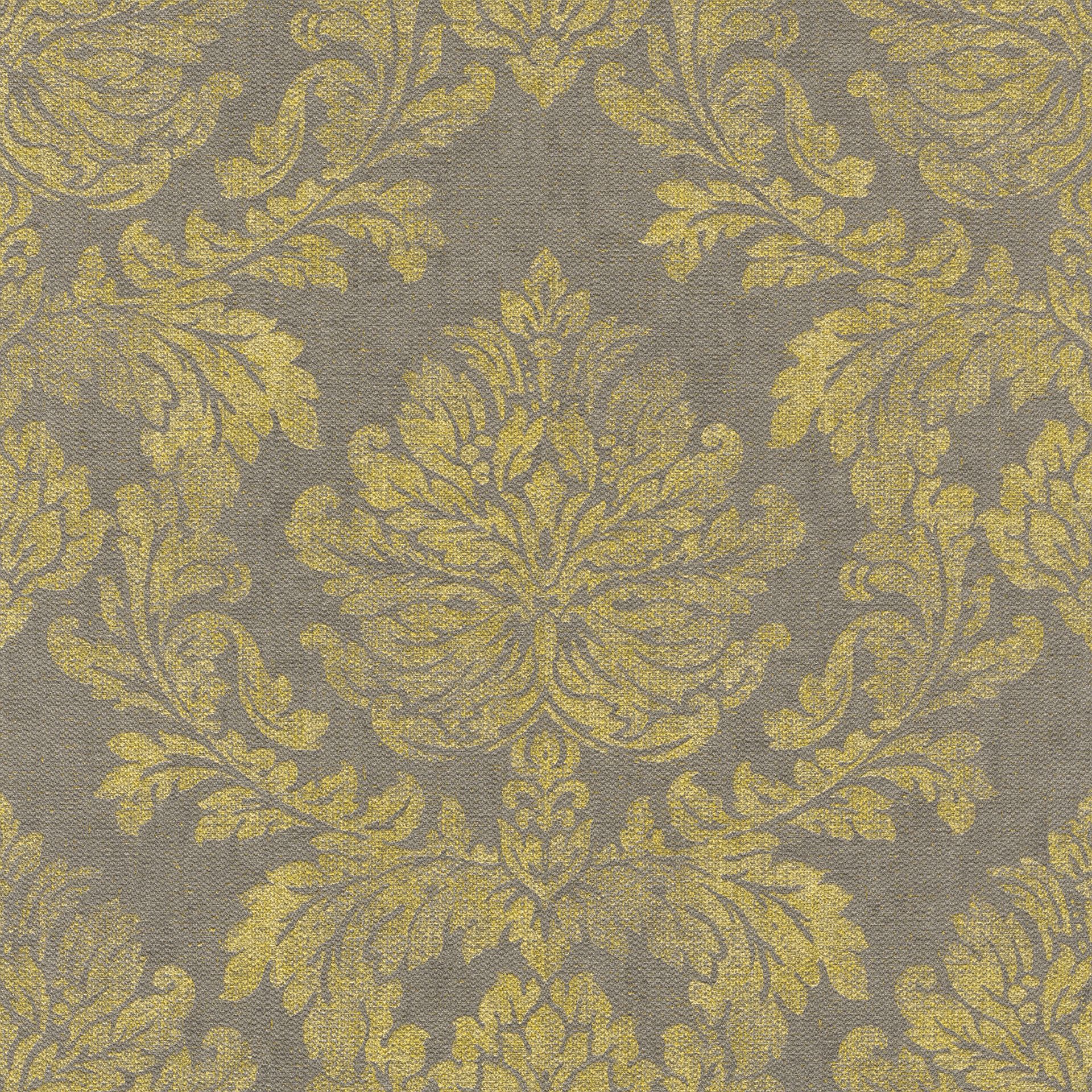 Rasch Selection, Classic-Chic, grau gelb 802672 Dekorbild