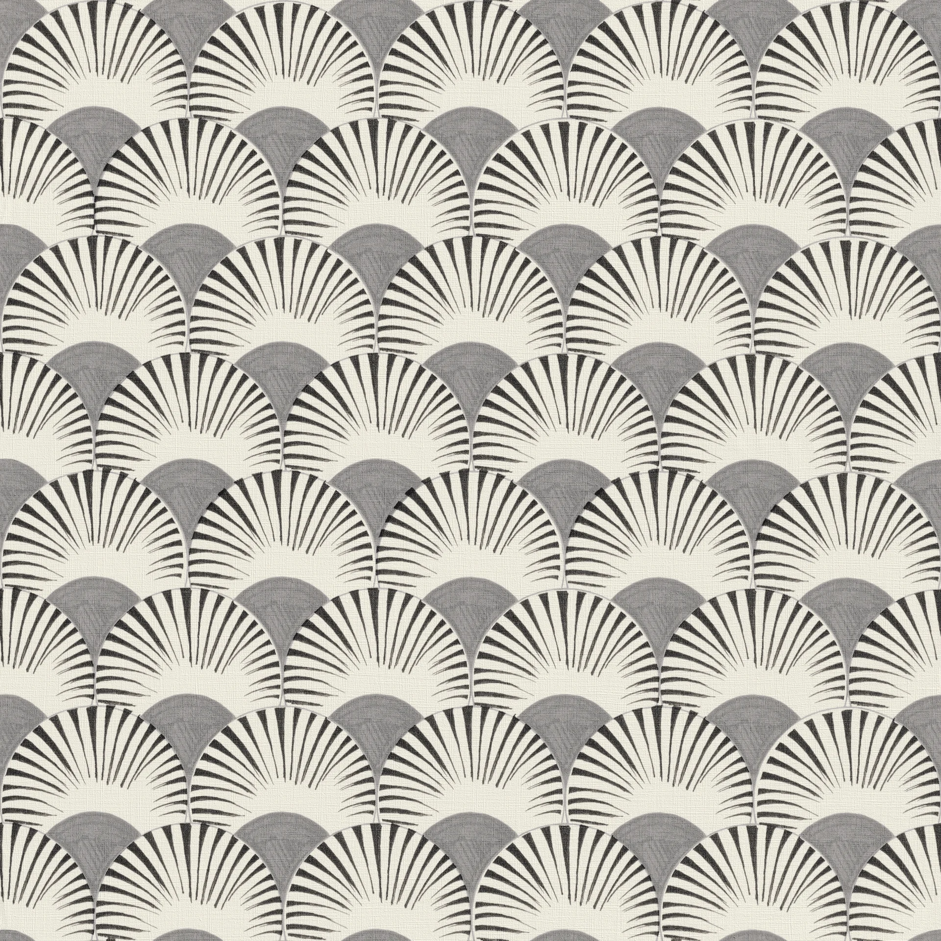 Rasch Amazing, Botanical, schwarz grau 539318 Dekorbild