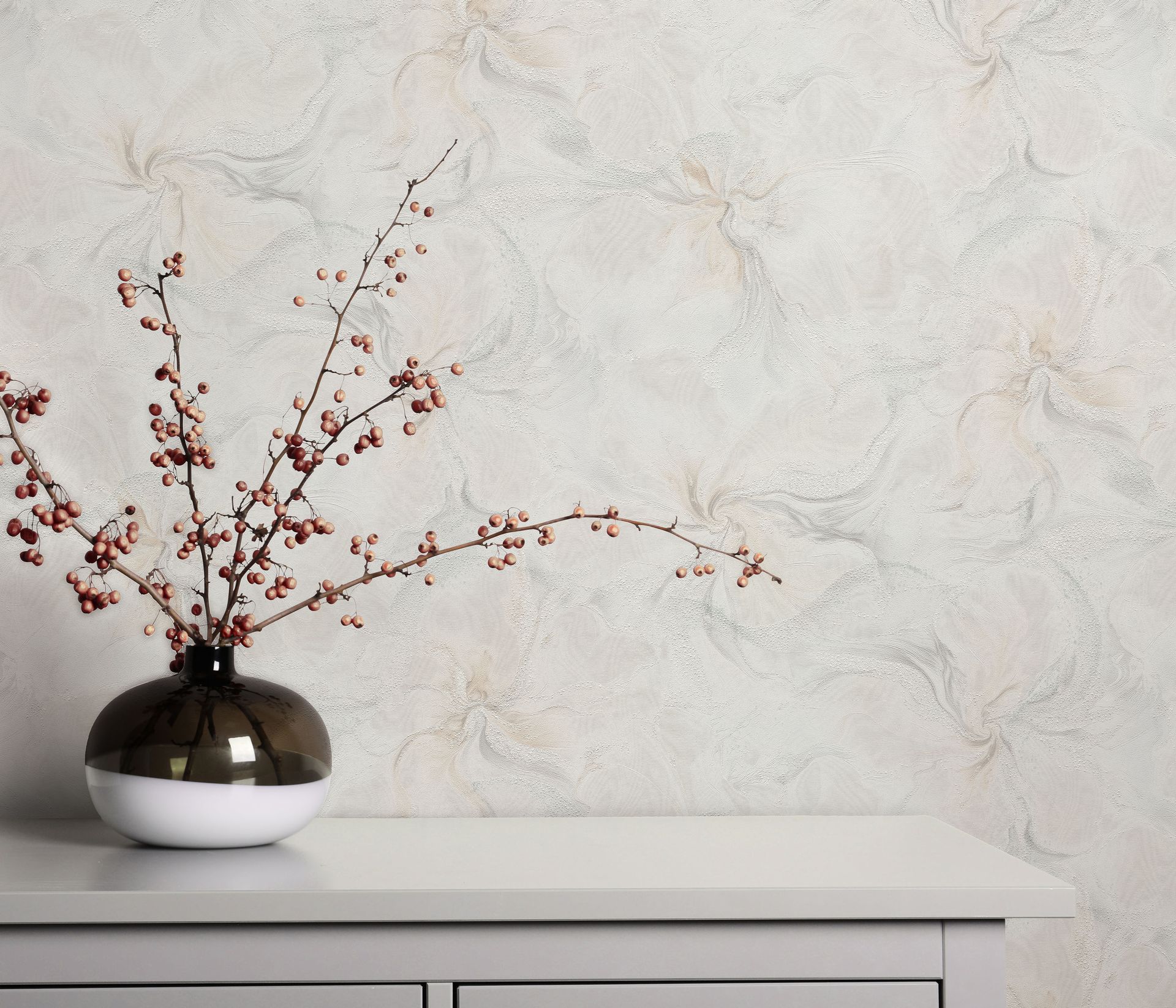 Rankentapete Prägeoptik creme Erismann 1051402