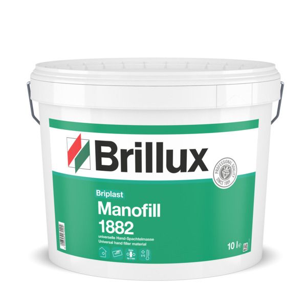 Brillux Briplast Manofill 1882 weiß, bis 3 mm 10 l