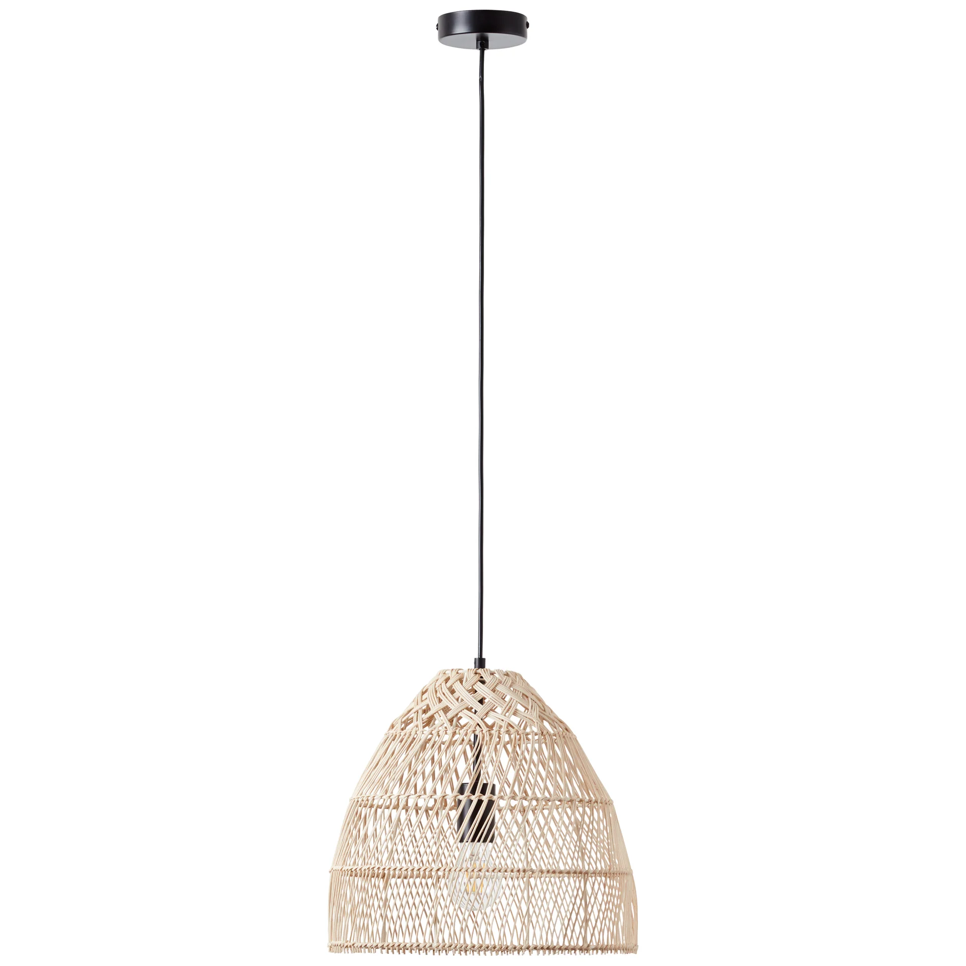 Pendelleuchte Lionel - Rattan Braun