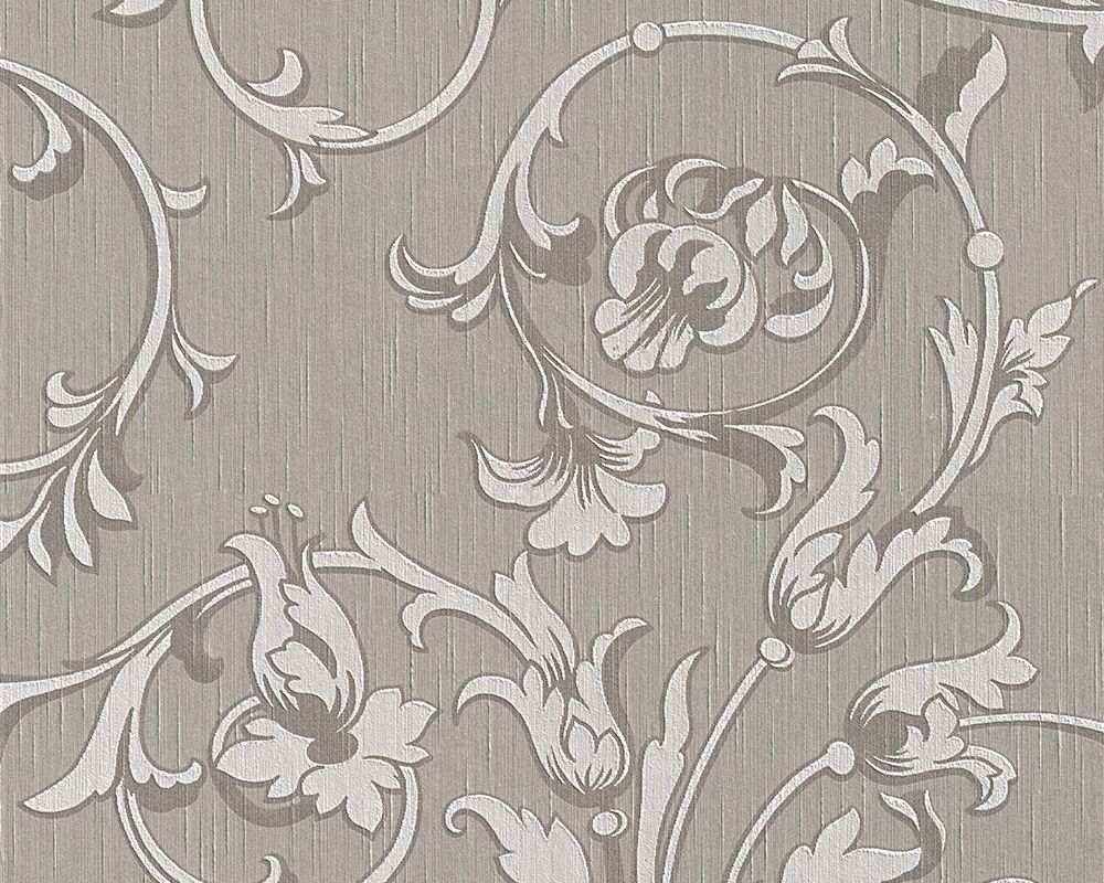 Architects Paper Tessuto, Florale Tapete, grau, beige 956336