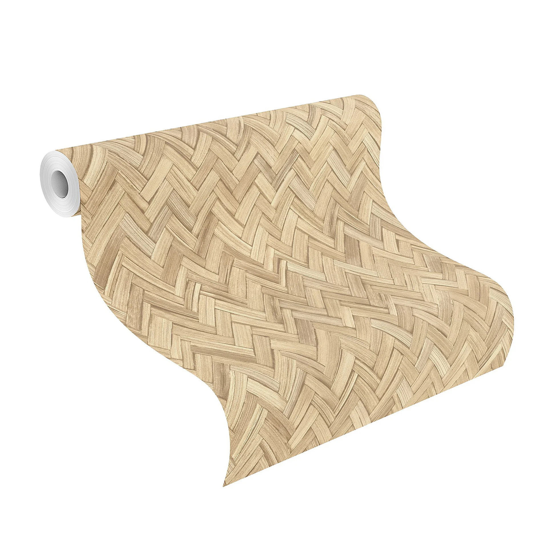 Vliestapete Fischgräten braun 410334 Vliestapete Fischgräten braun 410334