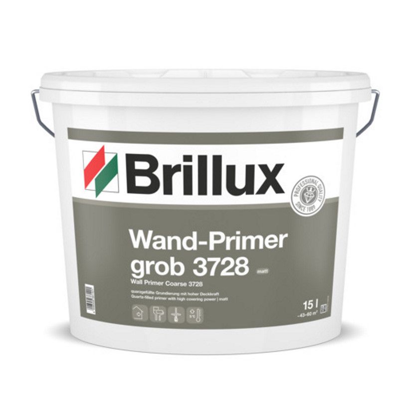 Brillux Wand-Primer grob 3728 weiß quarzgefüllt 15 l