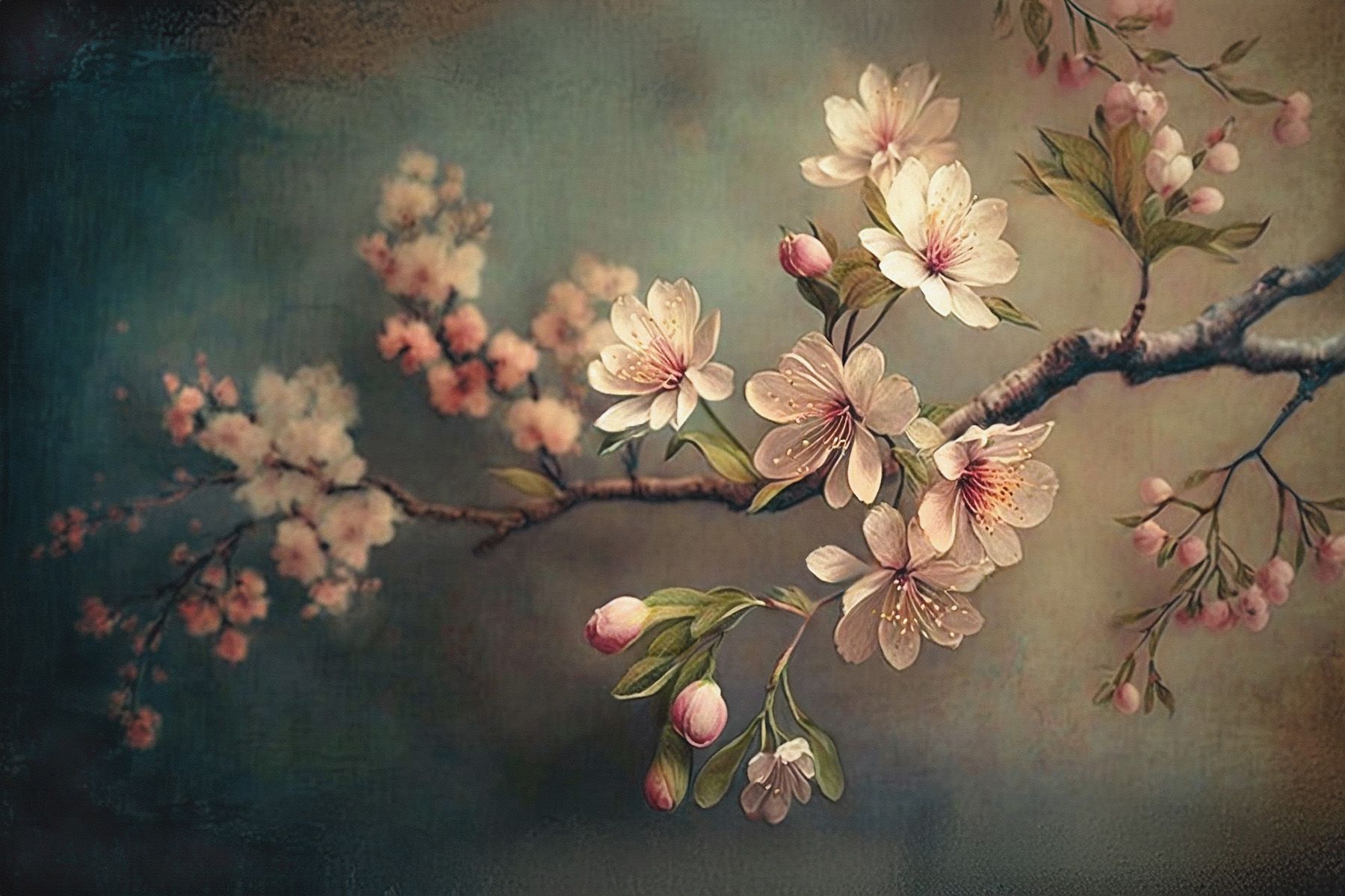 Leinwand Cherry Blossom 75 x 50 cm