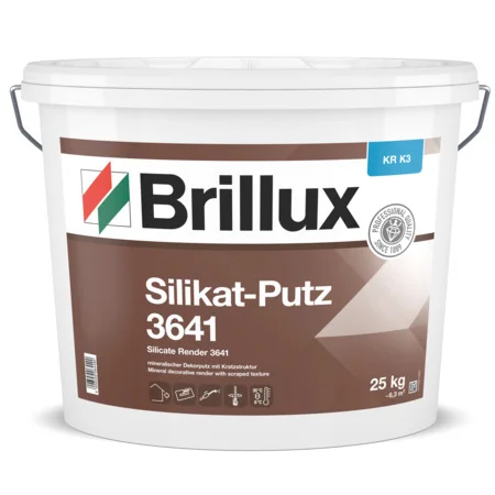 Brillux Silikat-Putz KR K3 3641 Weiß 25 kg Kratzputz