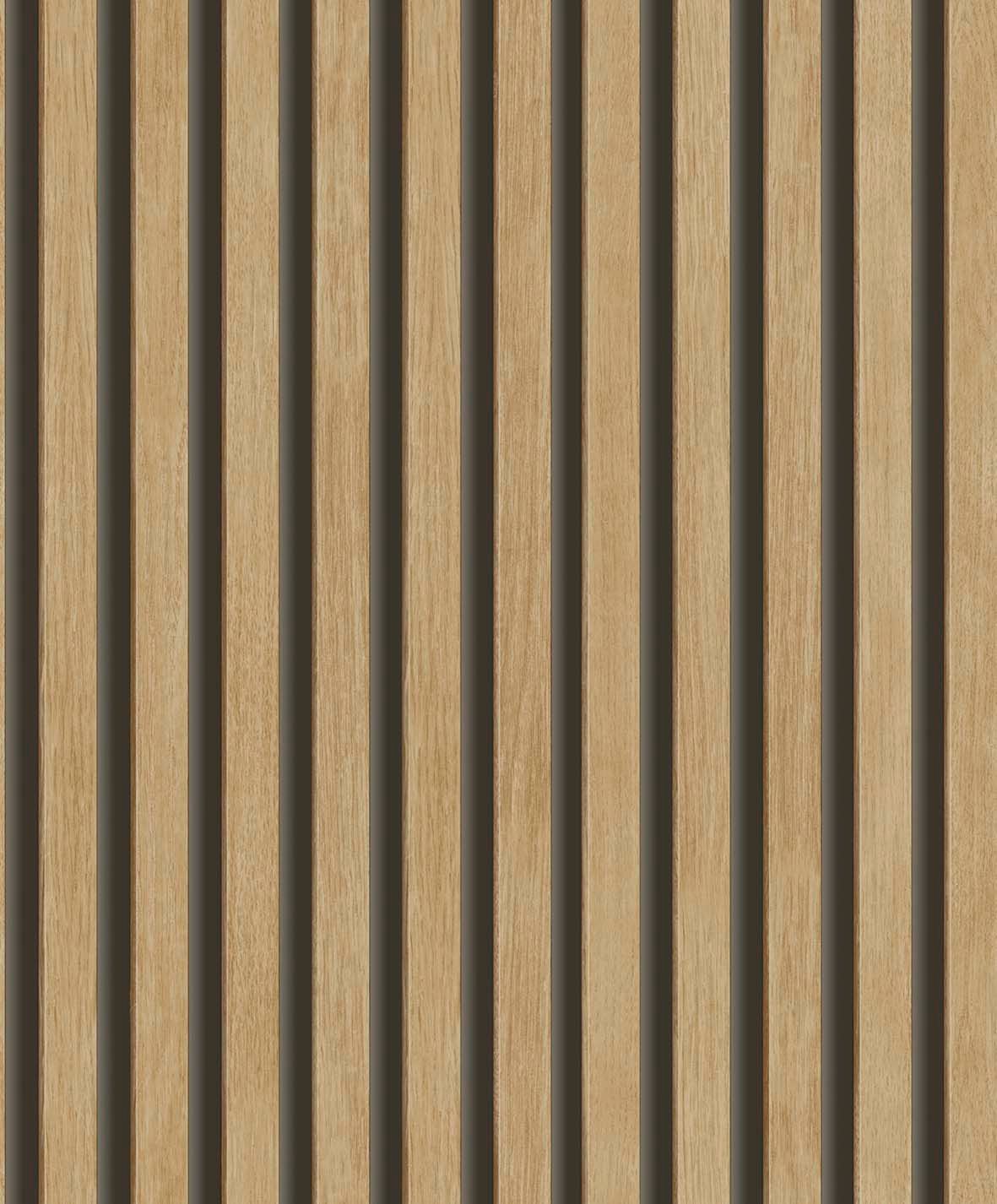 Grandeco Streifen-Tapete mit Holzoptik braun A63602 Grandeco Streifen-Tapete mit Holzoptik braun A63602
