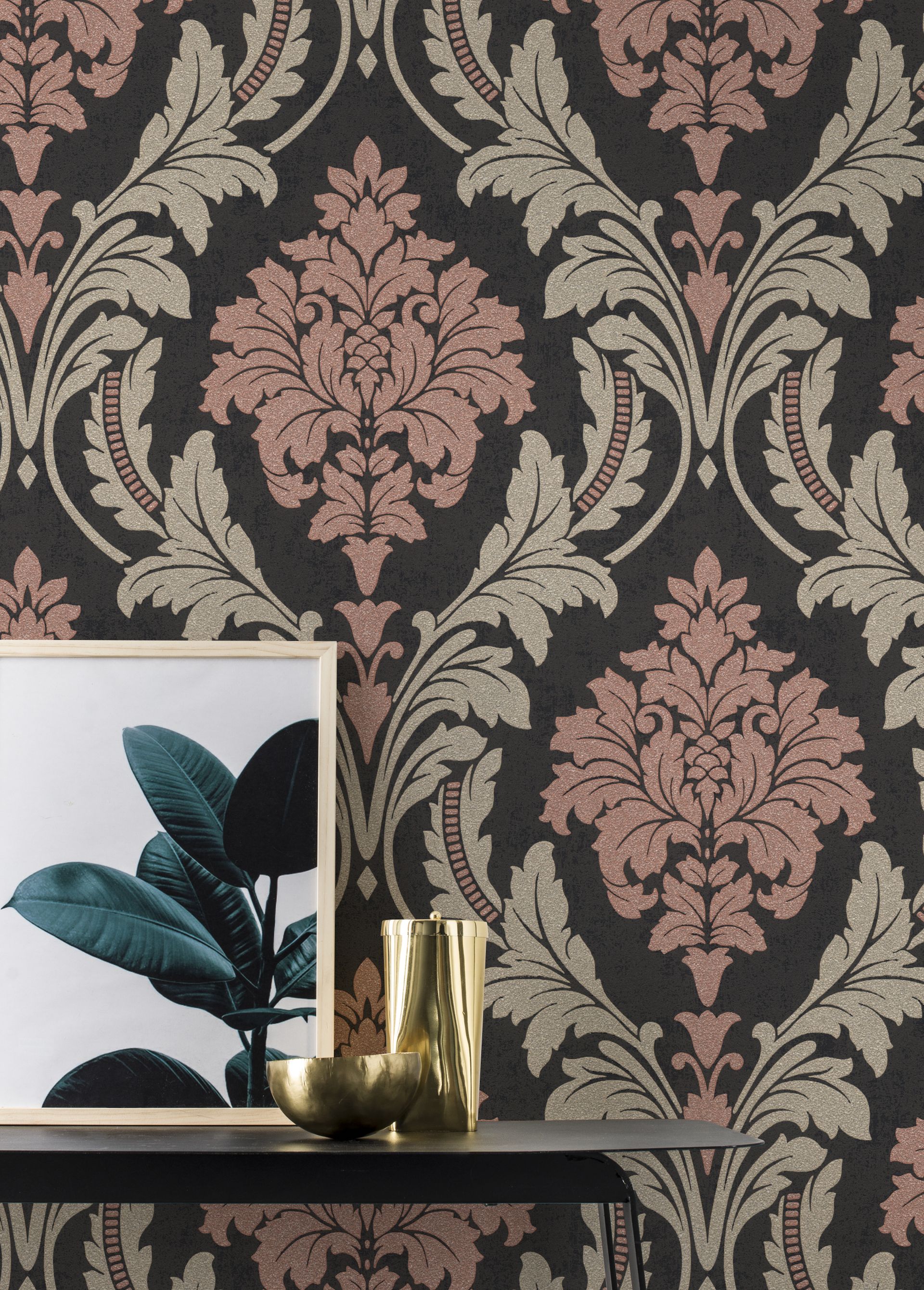 Raumbild Rasch Selection, Classic-Chic, beige rosa 541656