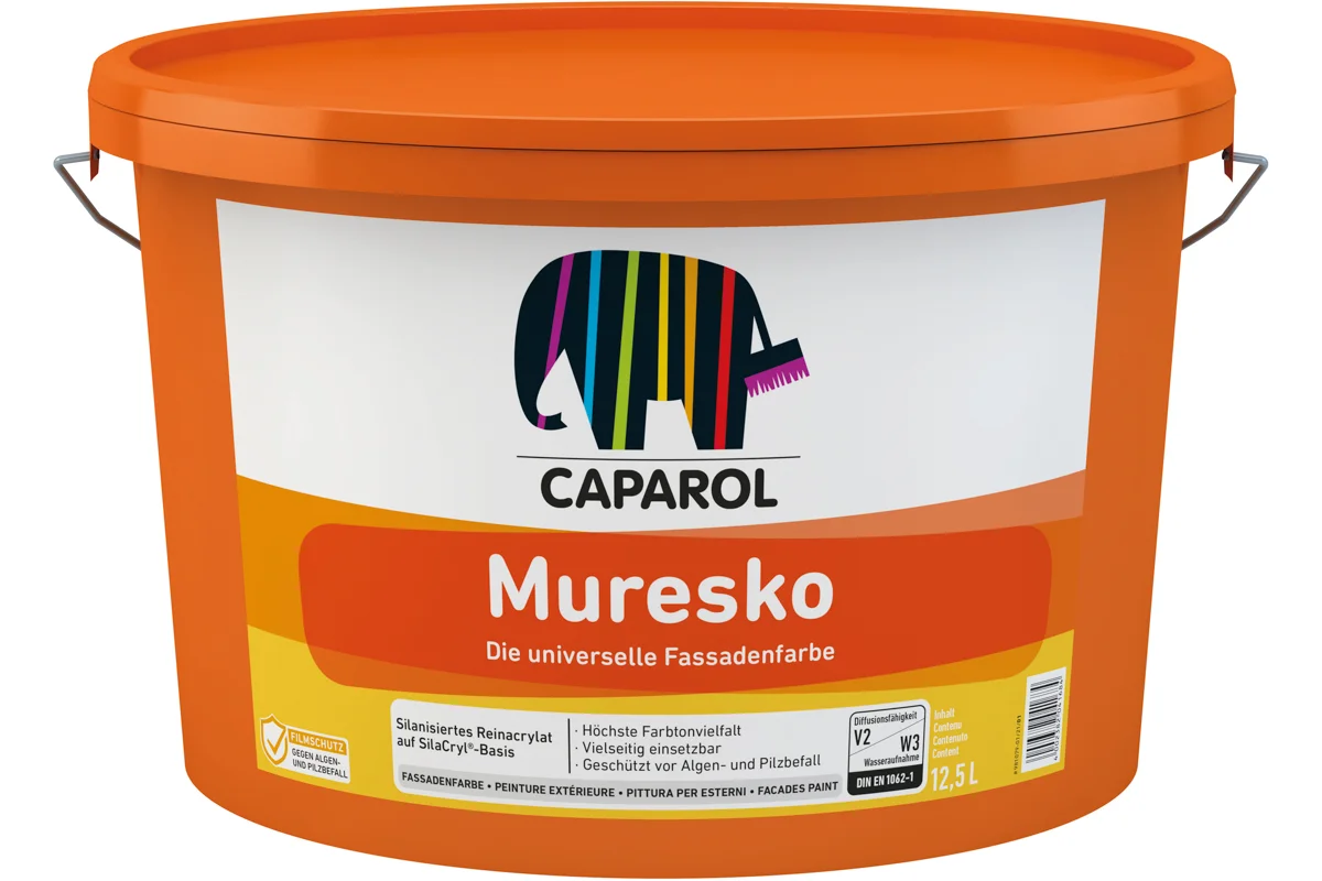 Caparol Muresko Fassadenfarbe weiß 12,5 l