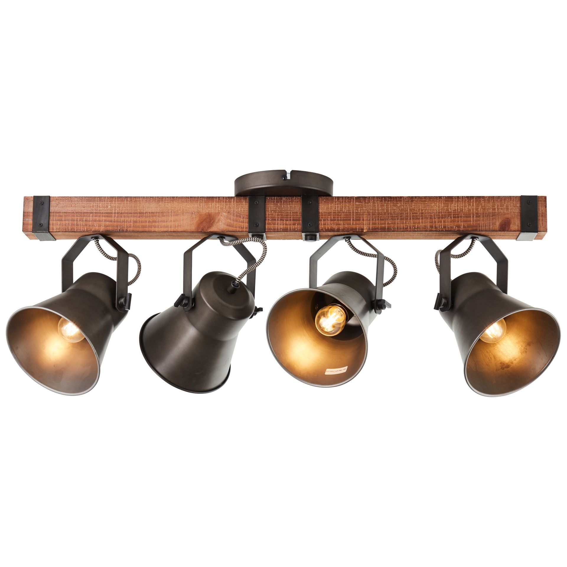 Spotbalken Eva - Holz Metallic