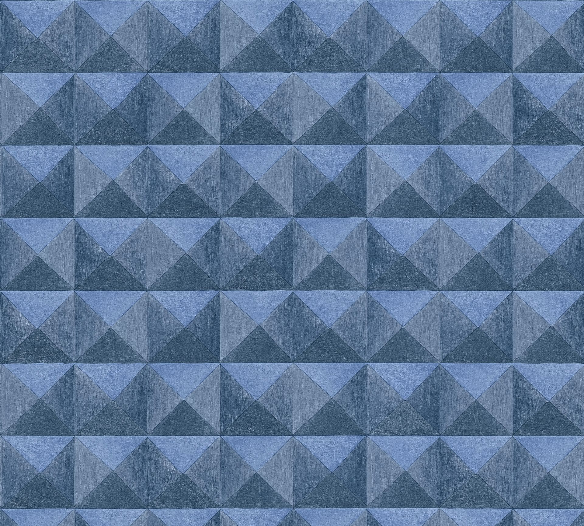 A.S. Création Authentic Walls 2, Geometrische Tapete, blau 362753