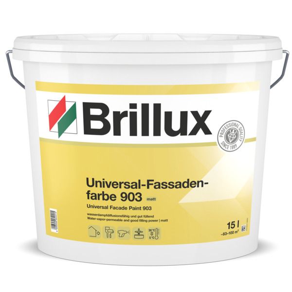 Brillux Universal-Fassadenfarbe 903 weiß 10 l