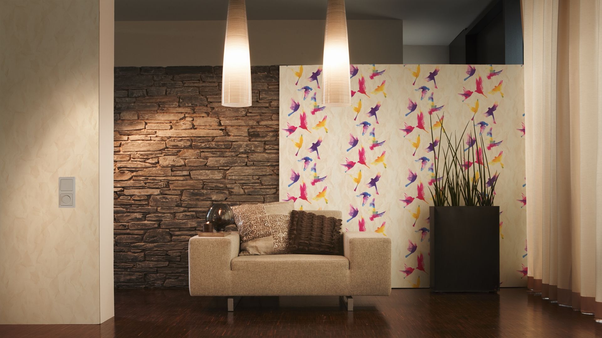 A.S. Création Free Nature 343962 Bunt Natur