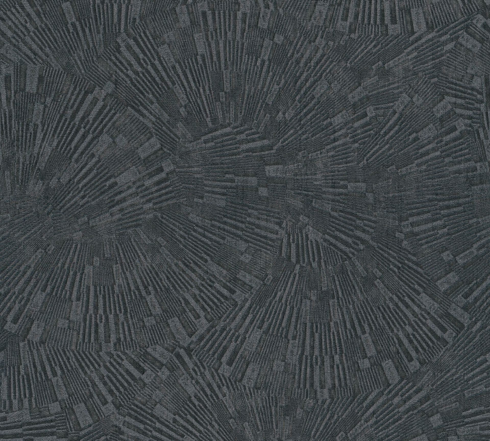 Livingwalls Titanium 3, 3D Tapete, schwarz 382035