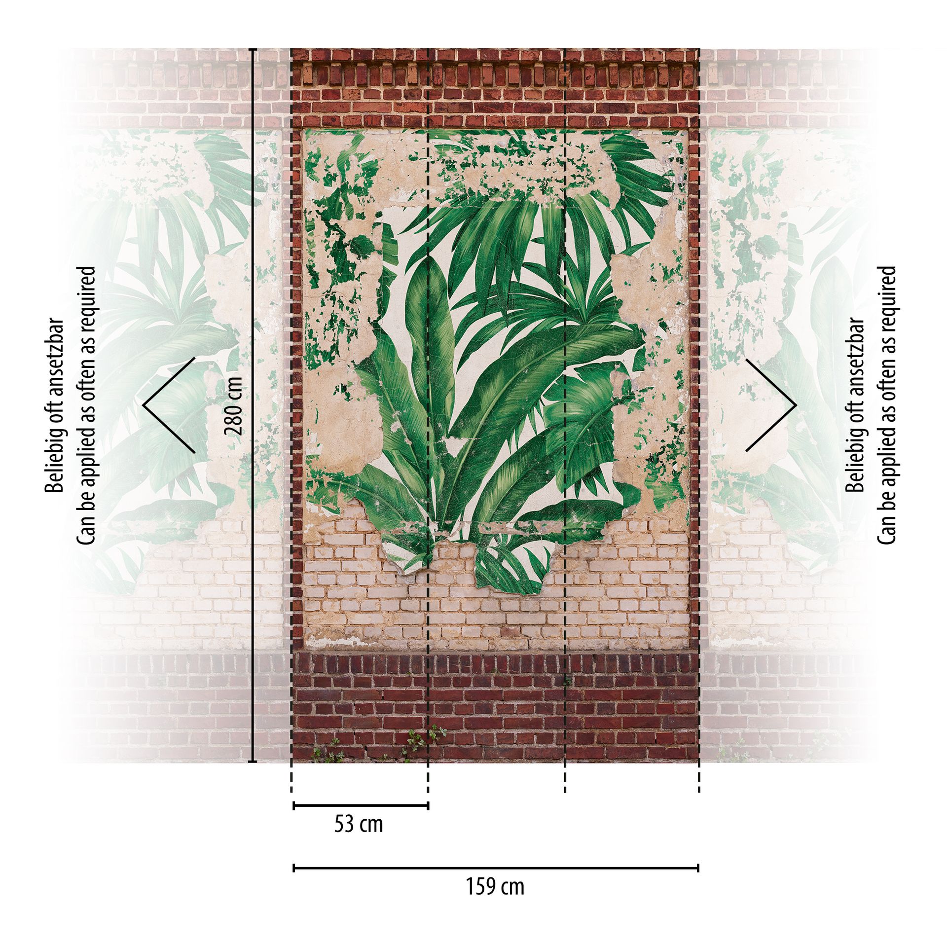 Livingwalls The Wall II, Graffiti, braun, beige 392452