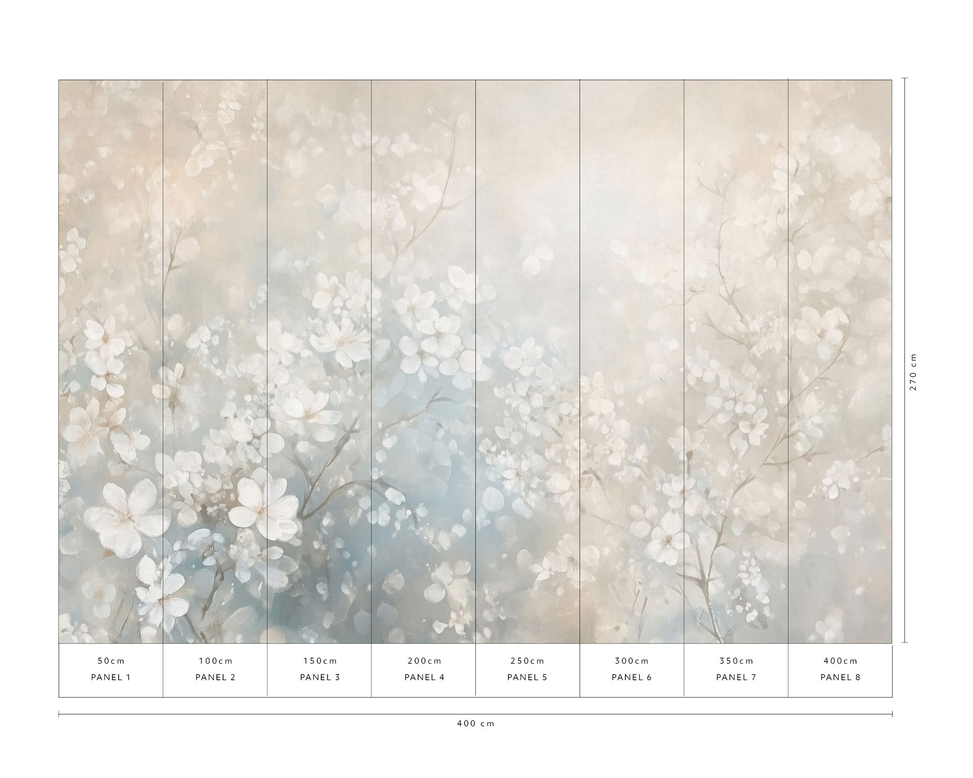 Vliestapete Aquarelloptik beige Erismann 220750701