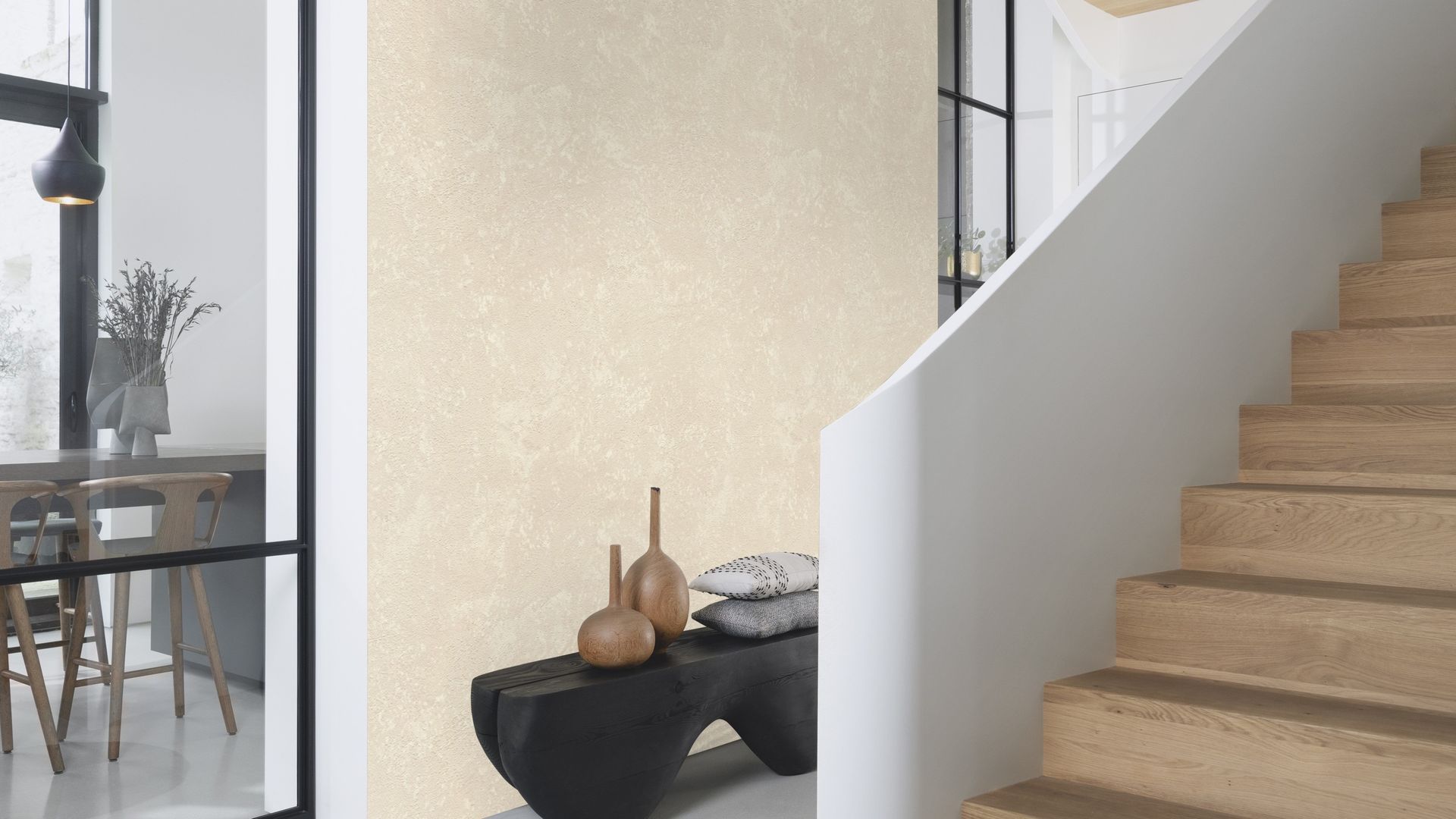 Vliestapete 315110 Beige-hellbeige Uni 10,05 m x 0,53 m Vliestapete 315110 Beige-hellbeige Uni 10,05 m x 0,53 m