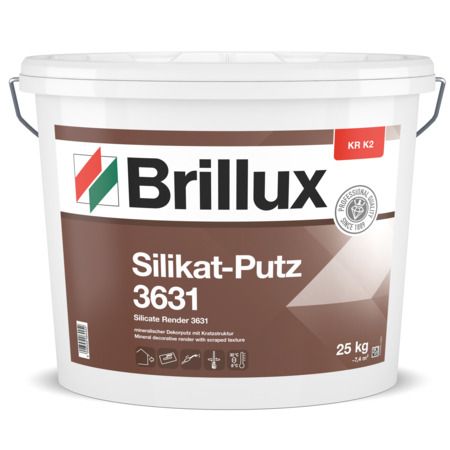 Brillux Silikat-Putz KR K2 3631 Weiß 25 kg