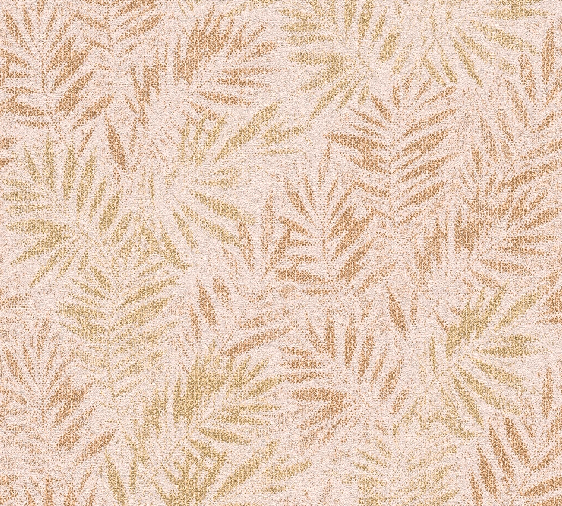Livingwalls Travel Styles, Blätter, rosa 391203