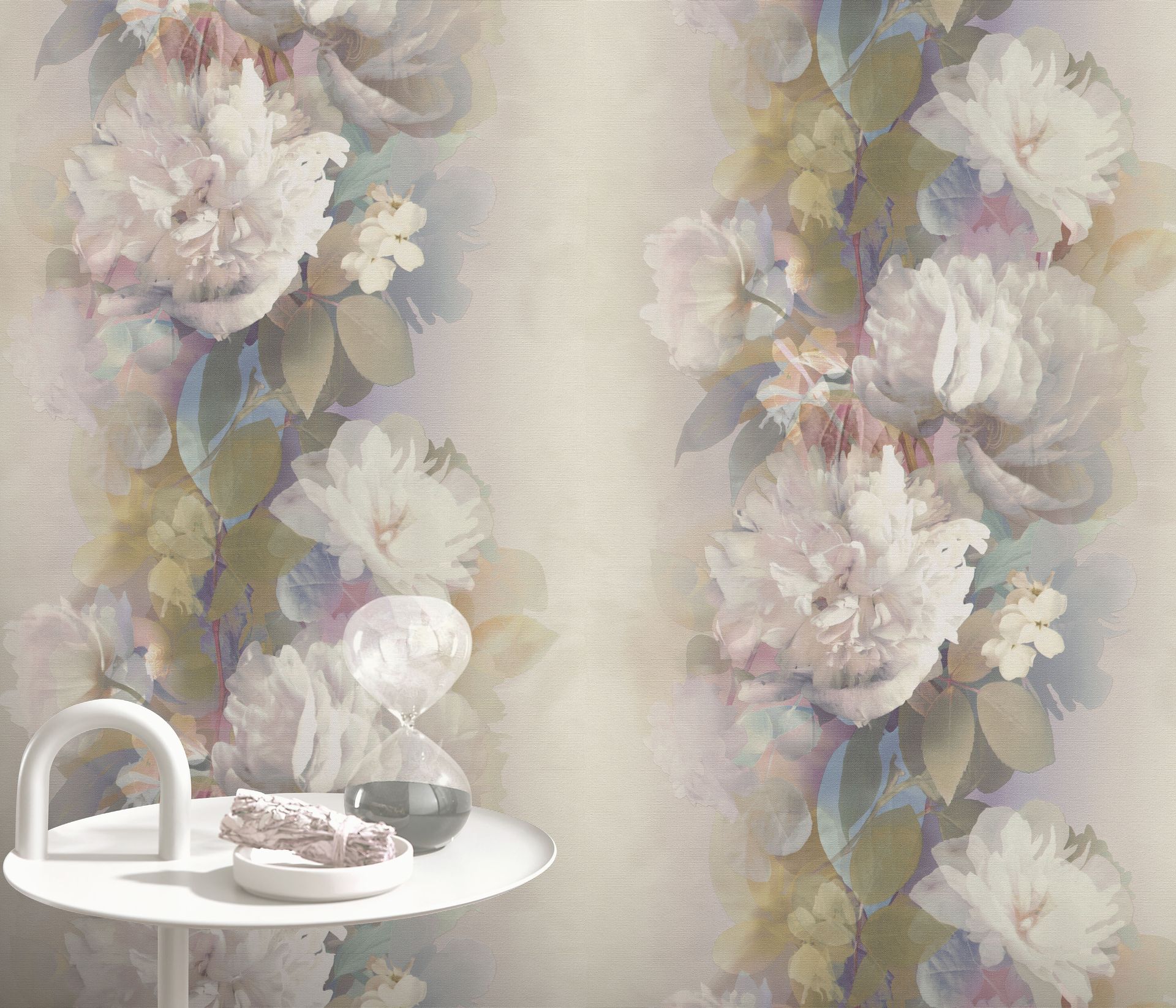 Blumentapete Aquarelloptik beige Erismann 1051309 Blumentapete Aquarelloptik beige Erismann 1051309