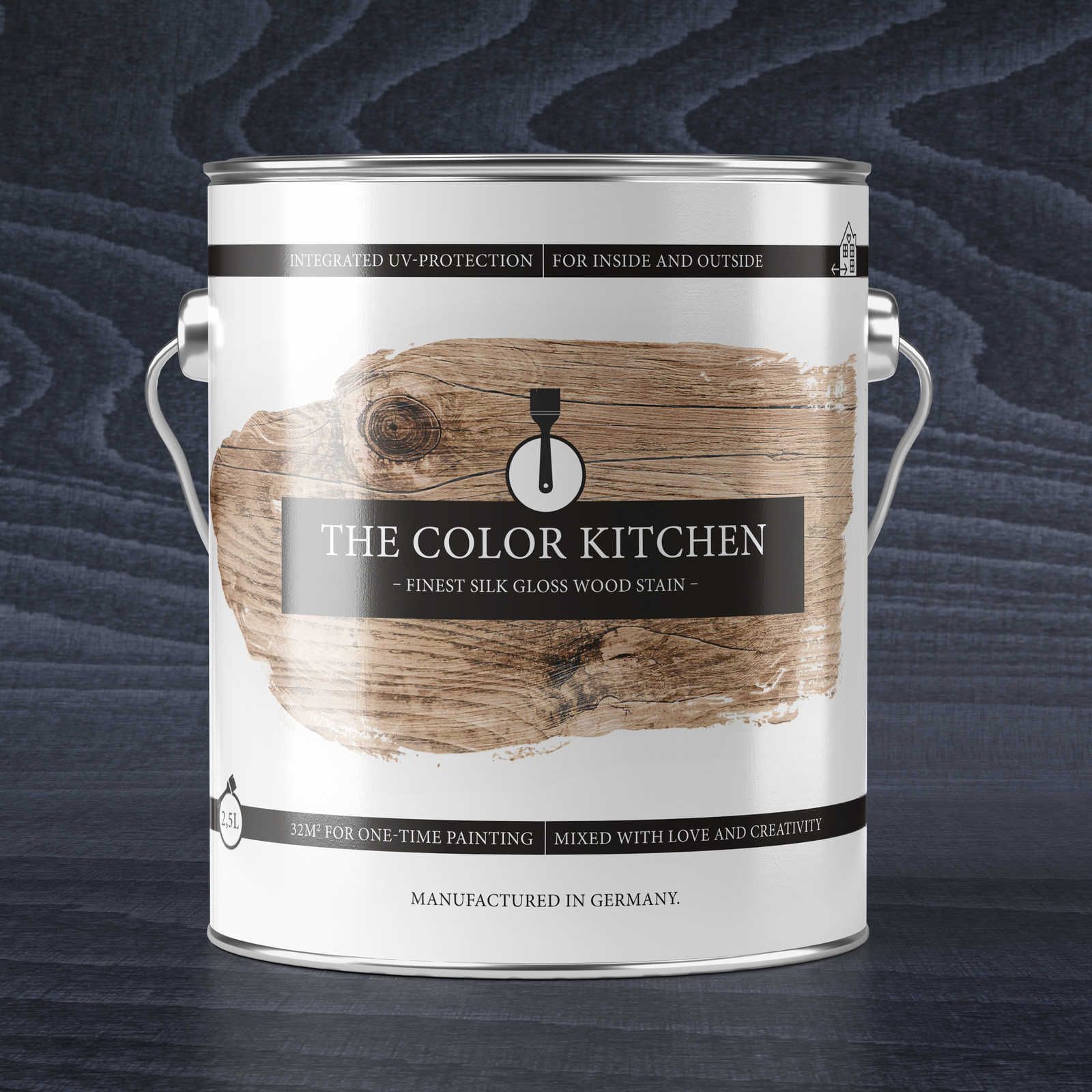 Holzlasur Anthrazit seidenglänzend - 2,5 l - The Color Kitchen