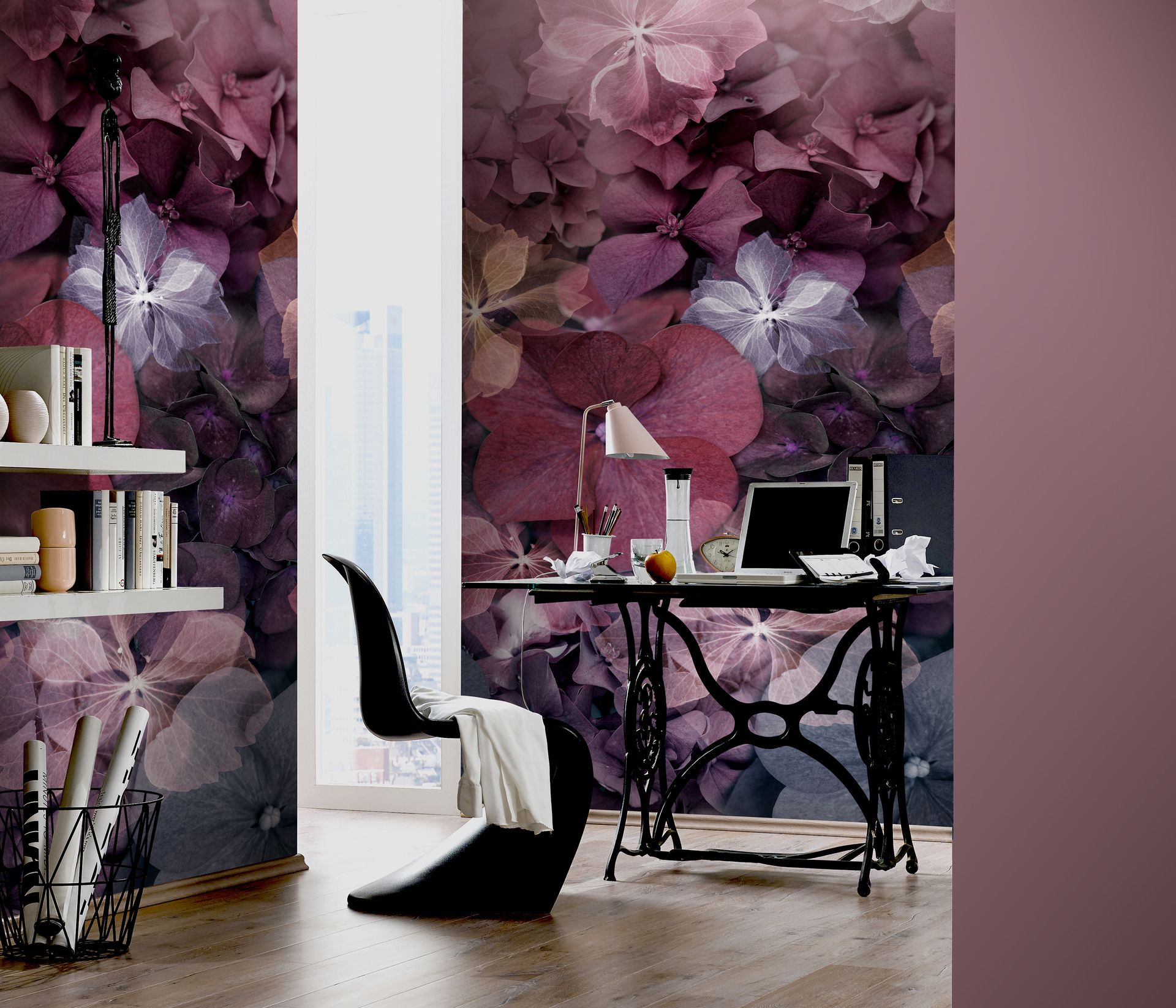Vliestapete Hortensien rosa Erismann Elle Decoration 226710 Vliestapete Hortensien rosa Erismann Elle Decoration 226710