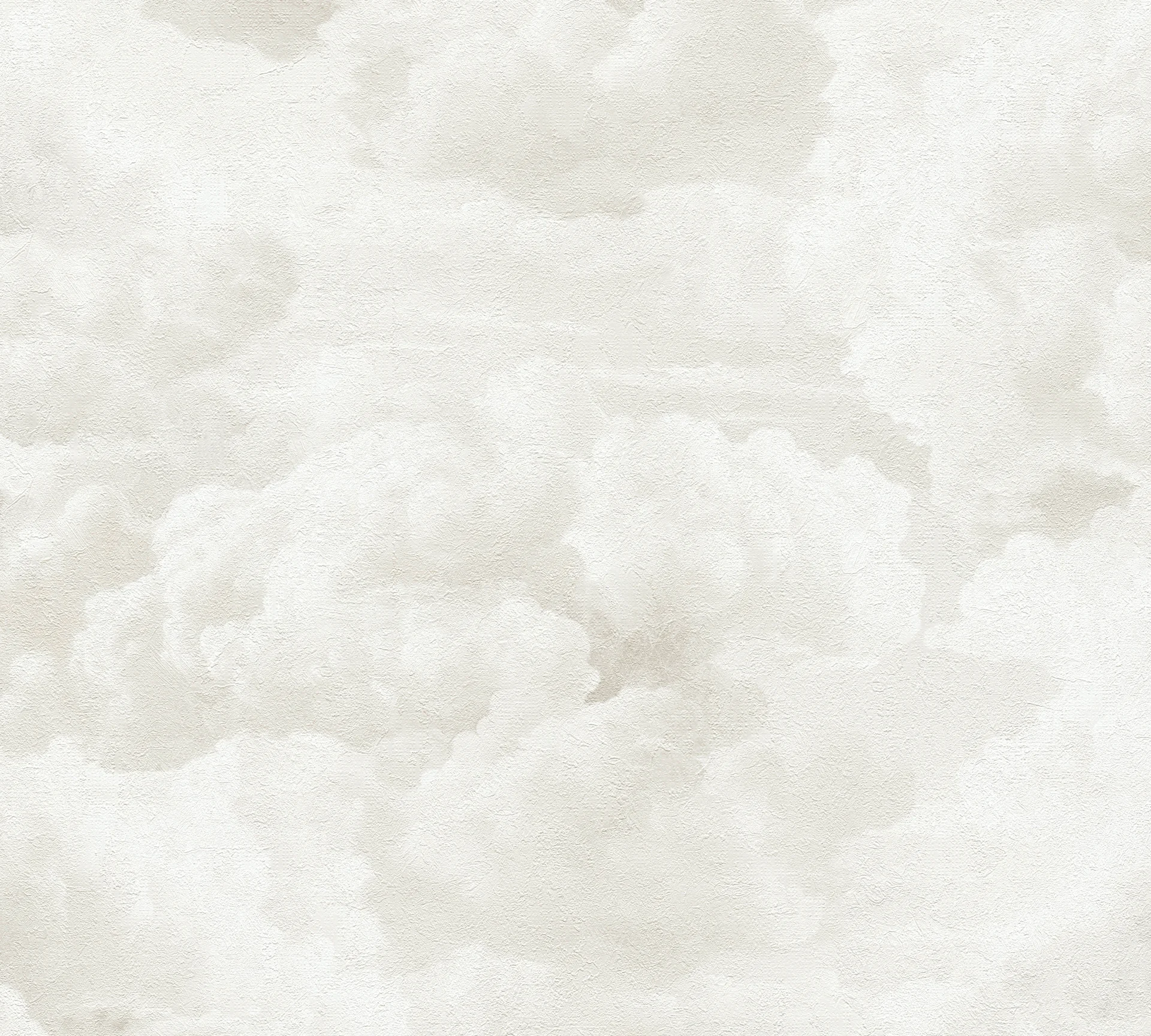 Satintapete, Wolken, creme 399852