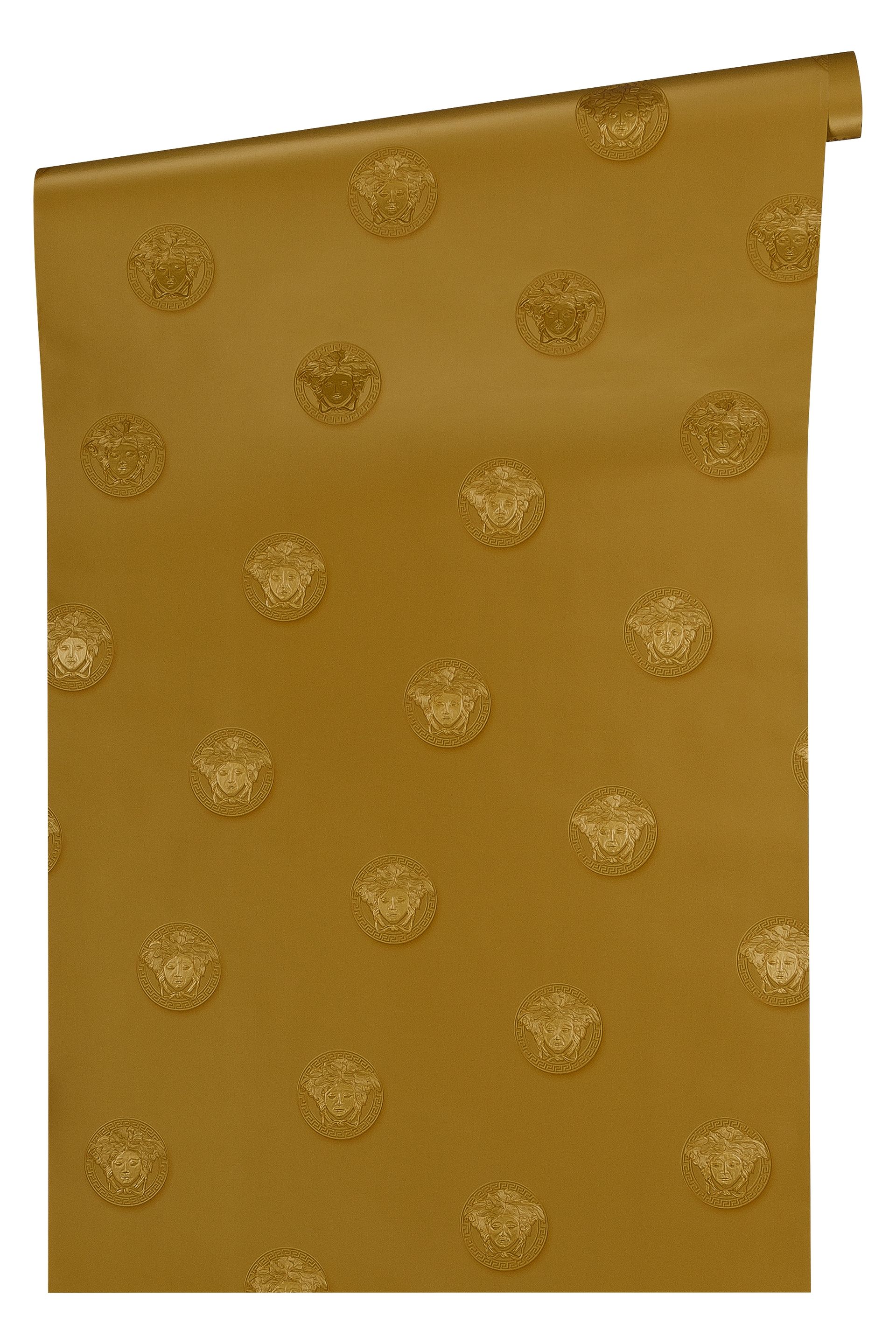 Versace wallpaper Versace 3, Design Tapete, gold, gelb 348624