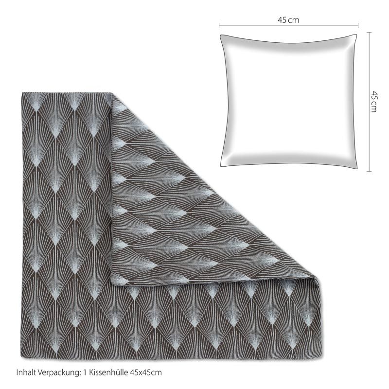 Kissenhülle IW533527 Grau New York 45x45cm Kissenhülle IW533527 Grau New York 45x45cm