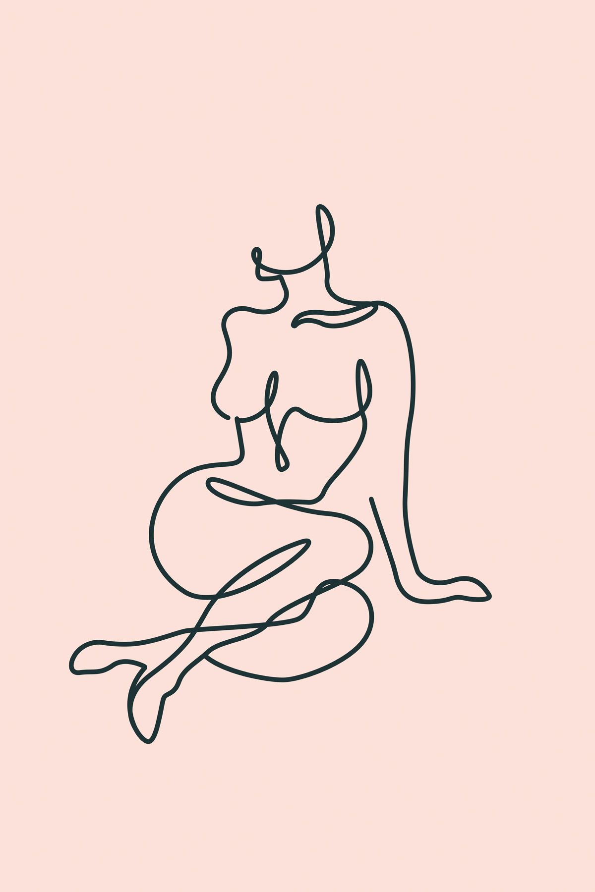 Leinwand Bodyline I 50 x 75 cm