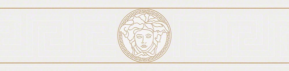 Versace wallpaper Versace 3, Design Tapete, gold, weiß 935223