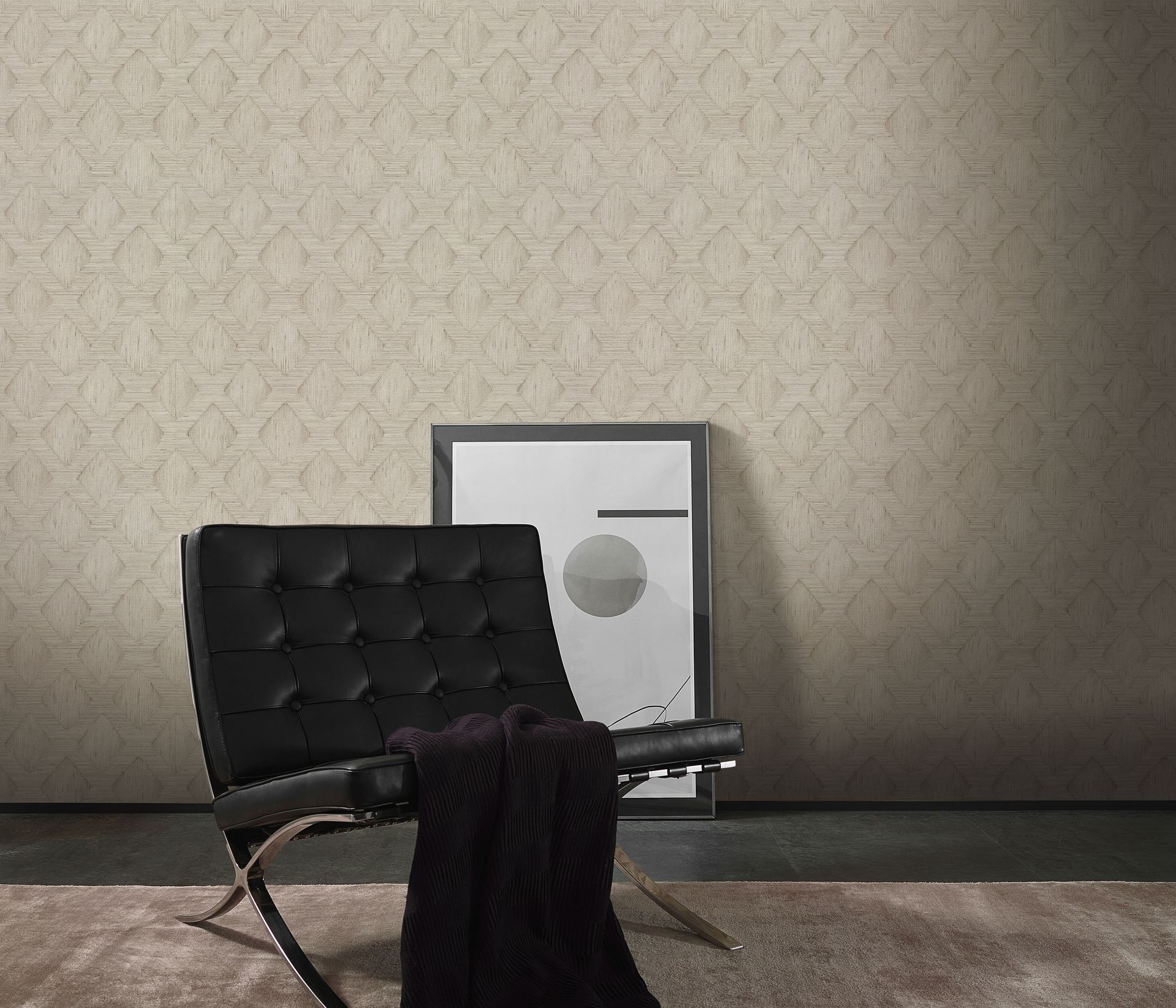 Strukturtapete geometrisch beige Erismann 1050902 Strukturtapete geometrisch beige Erismann 1050902