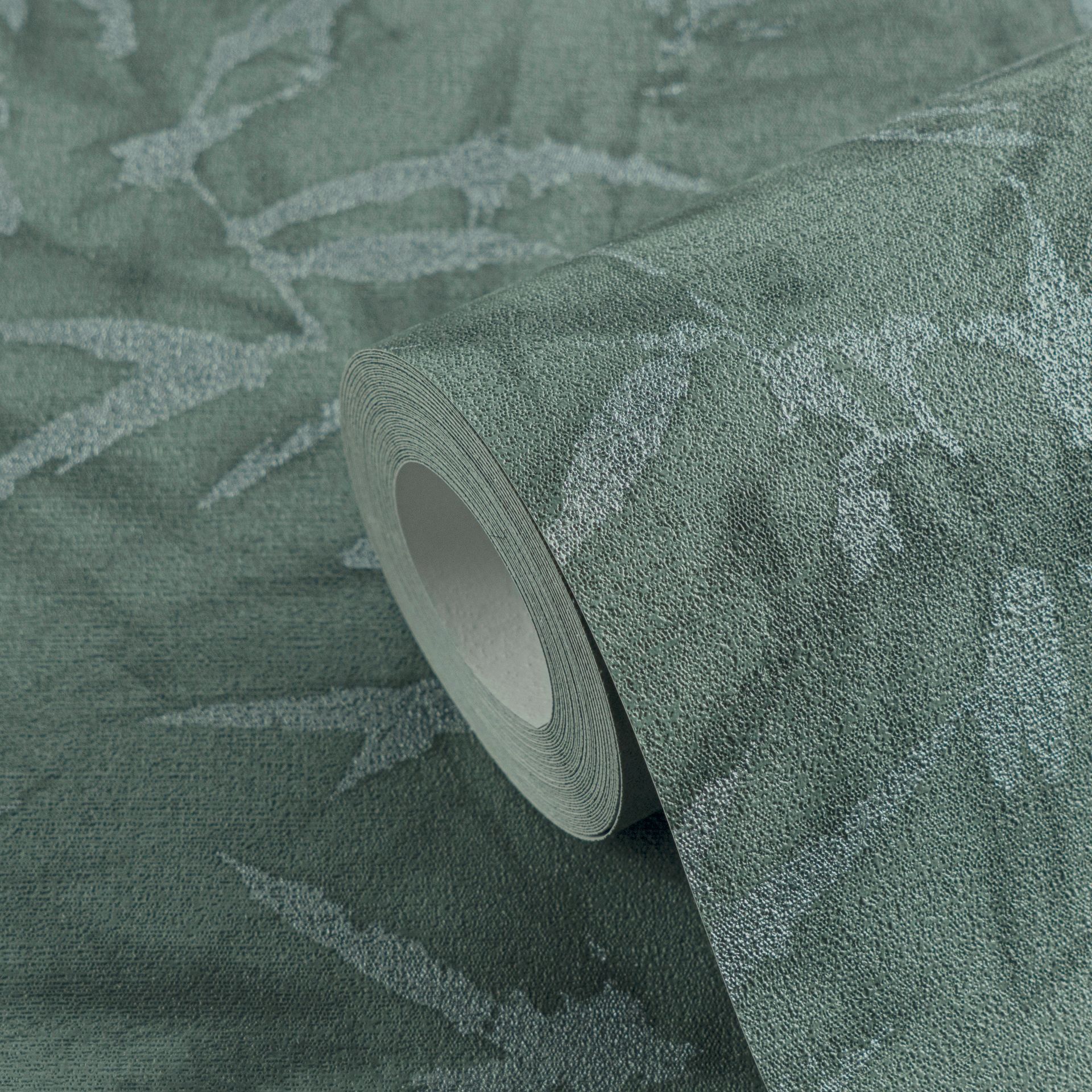 Vliestapete Floral - Blätter, grün, metallic, A.S. Création 790465 Vliestapete Floral - Blätter, grün, metallic, A.S. Création 790465
