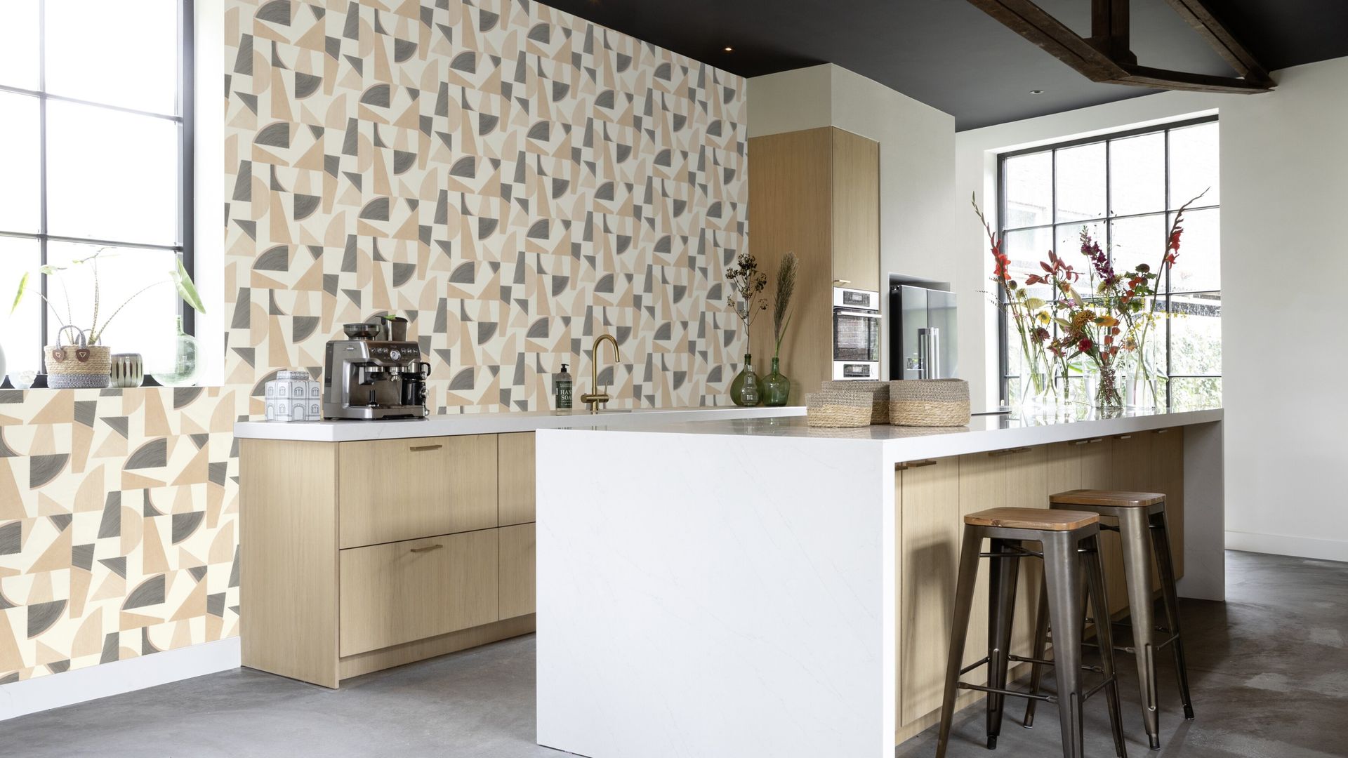 Vliestapete geometrisch creme 793611 Vliestapete geometrisch creme 793611