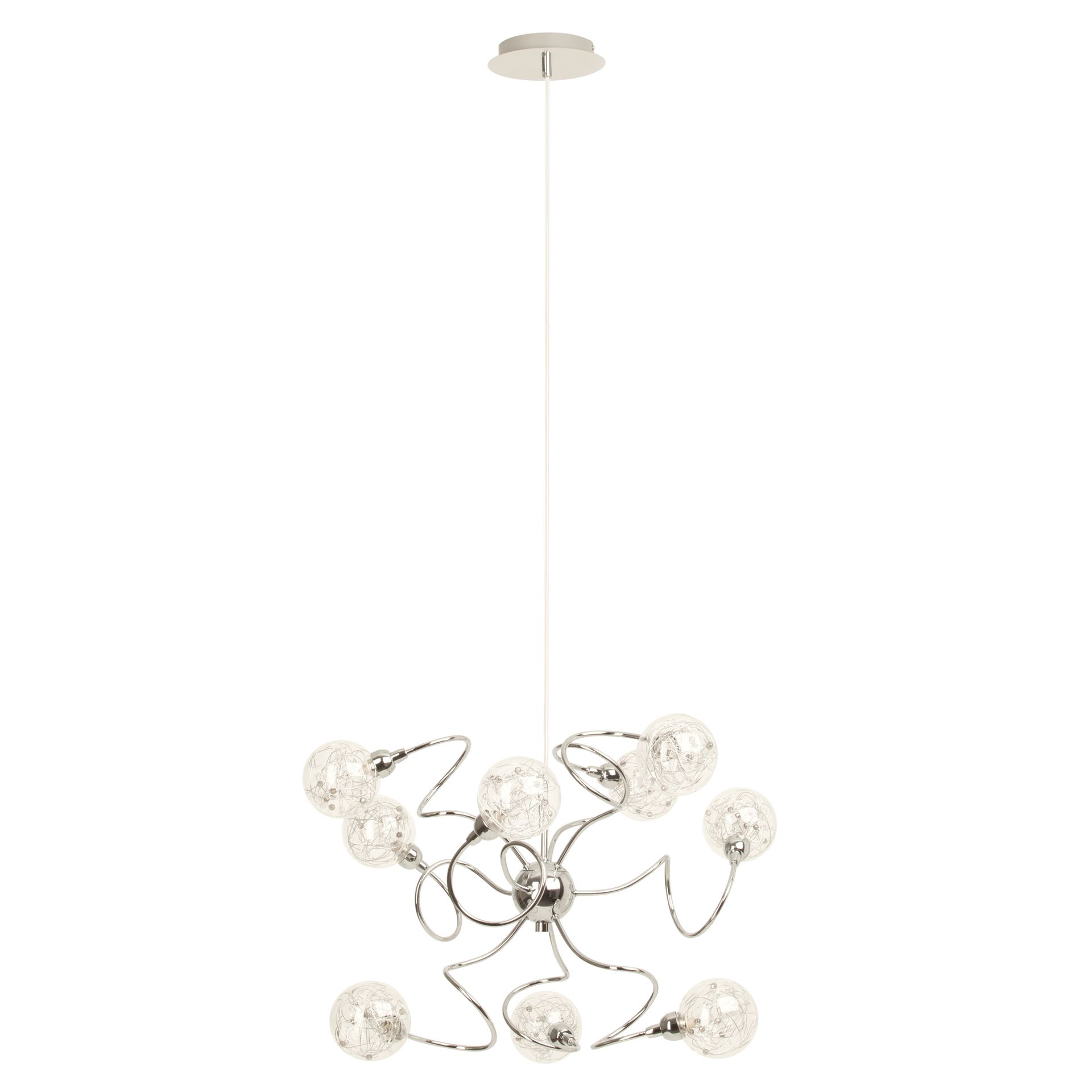 Pendelleuchte Jule - Glas Metallic